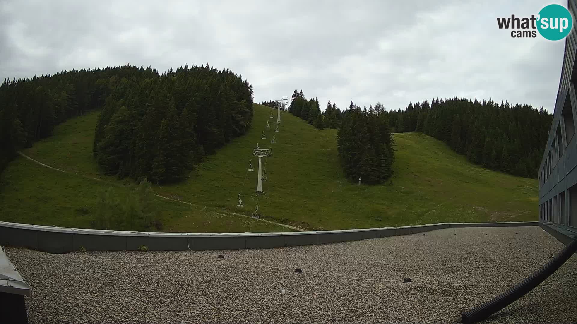 Cámara web en vivo de la estación de esquí GOLTE – vista a Medvedjak – Eslovenia