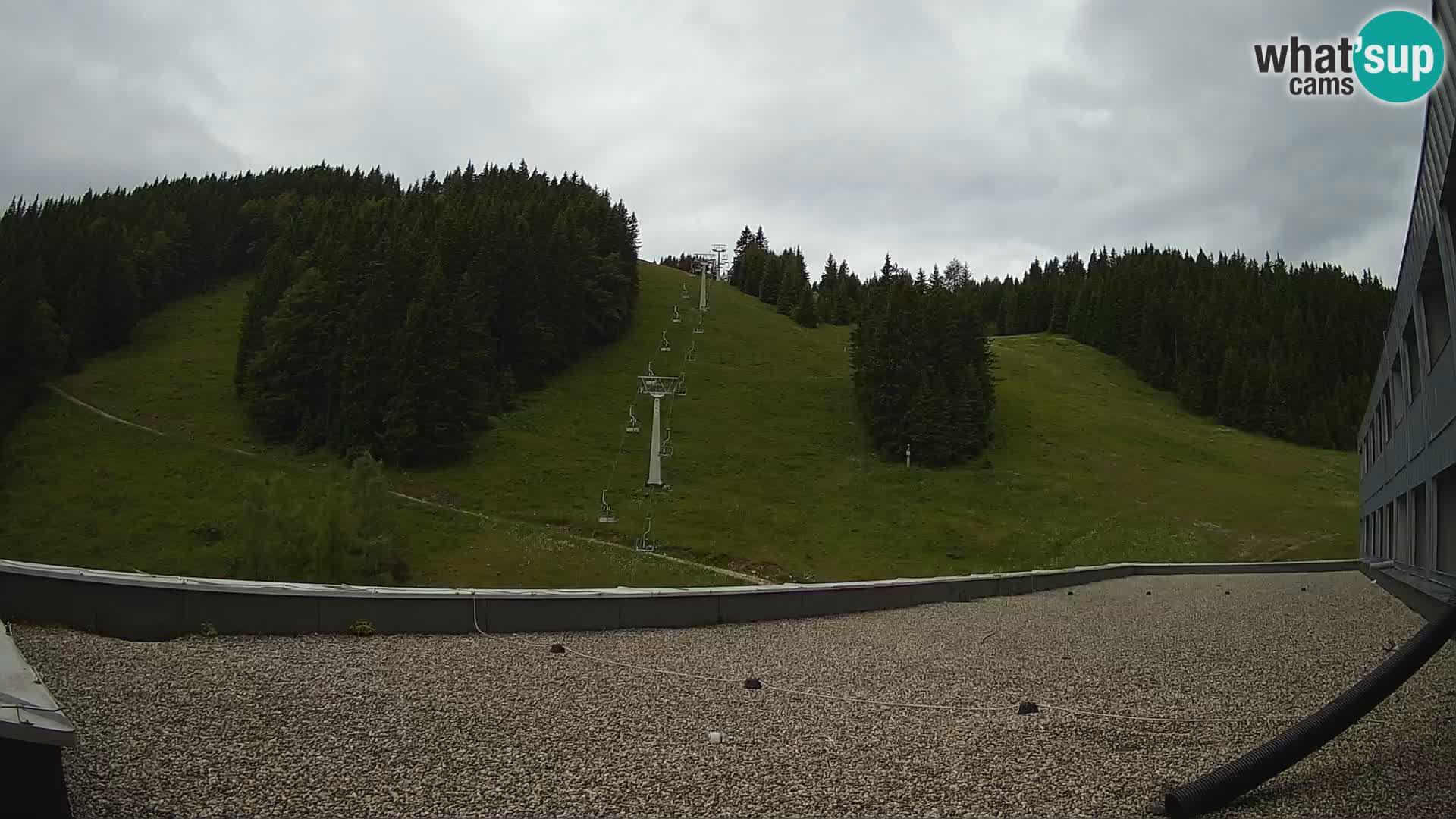 GOLTE skijalište web kamera – pogled na Medvedjak – Slovenija