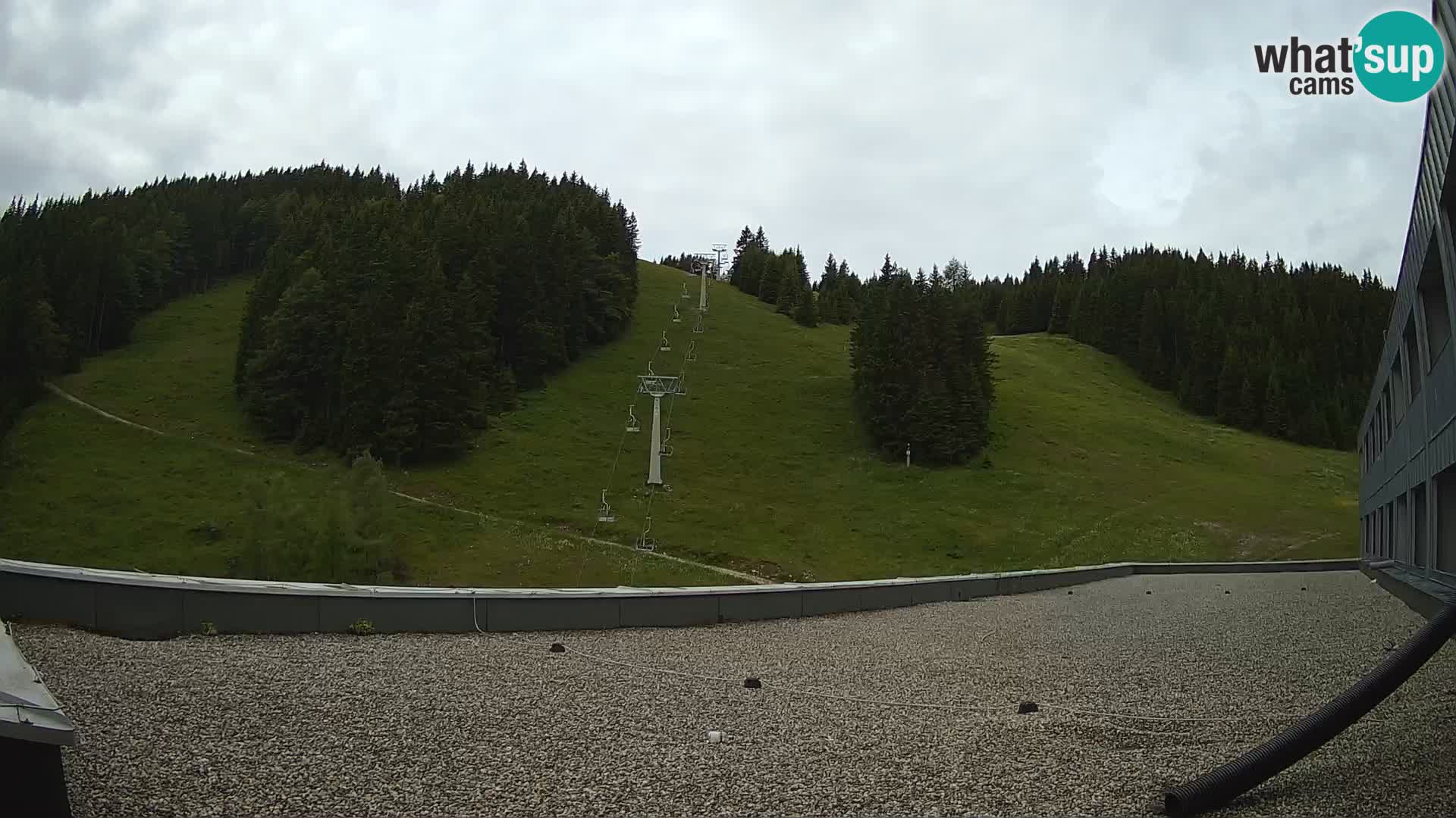 GOLTE Ski resort live webcam – view to Medvedjak – Slovenia