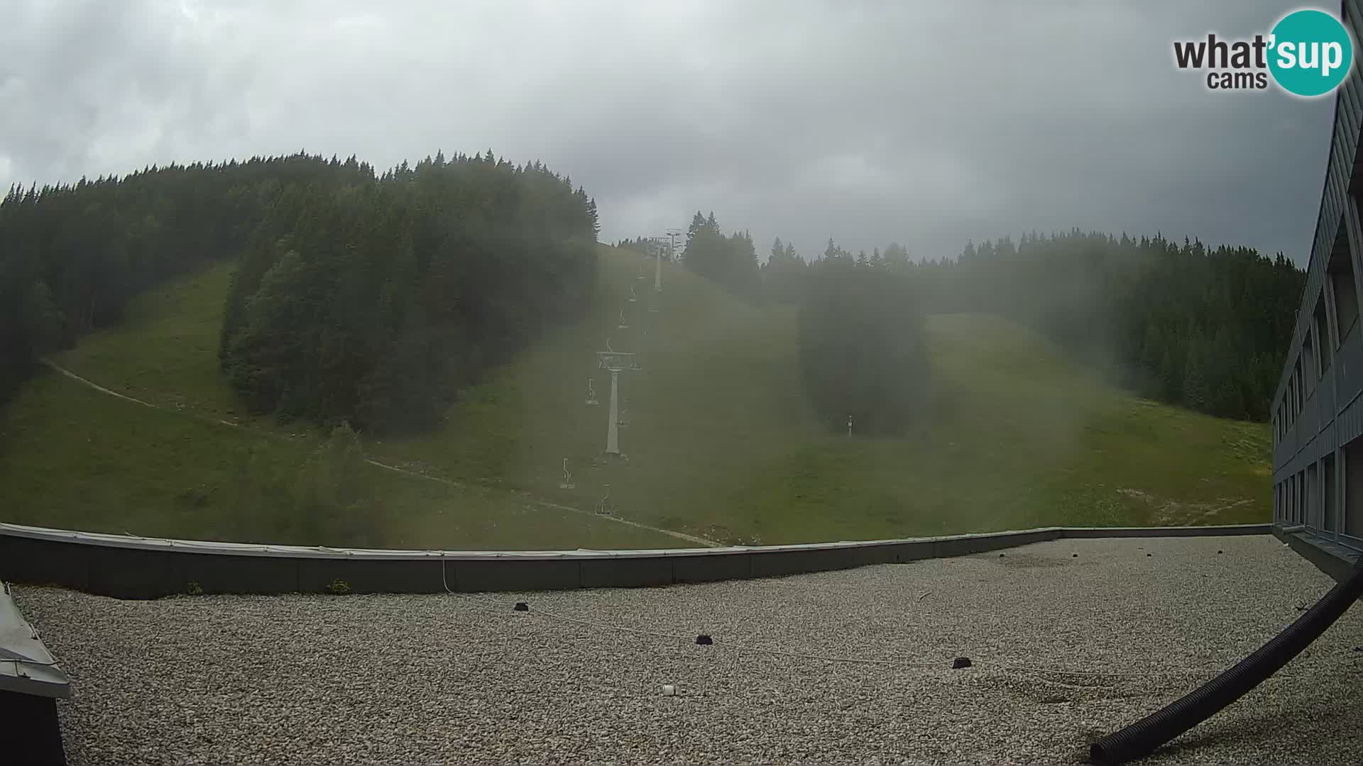 Cámara web en vivo de la estación de esquí GOLTE – vista a Medvedjak – Eslovenia