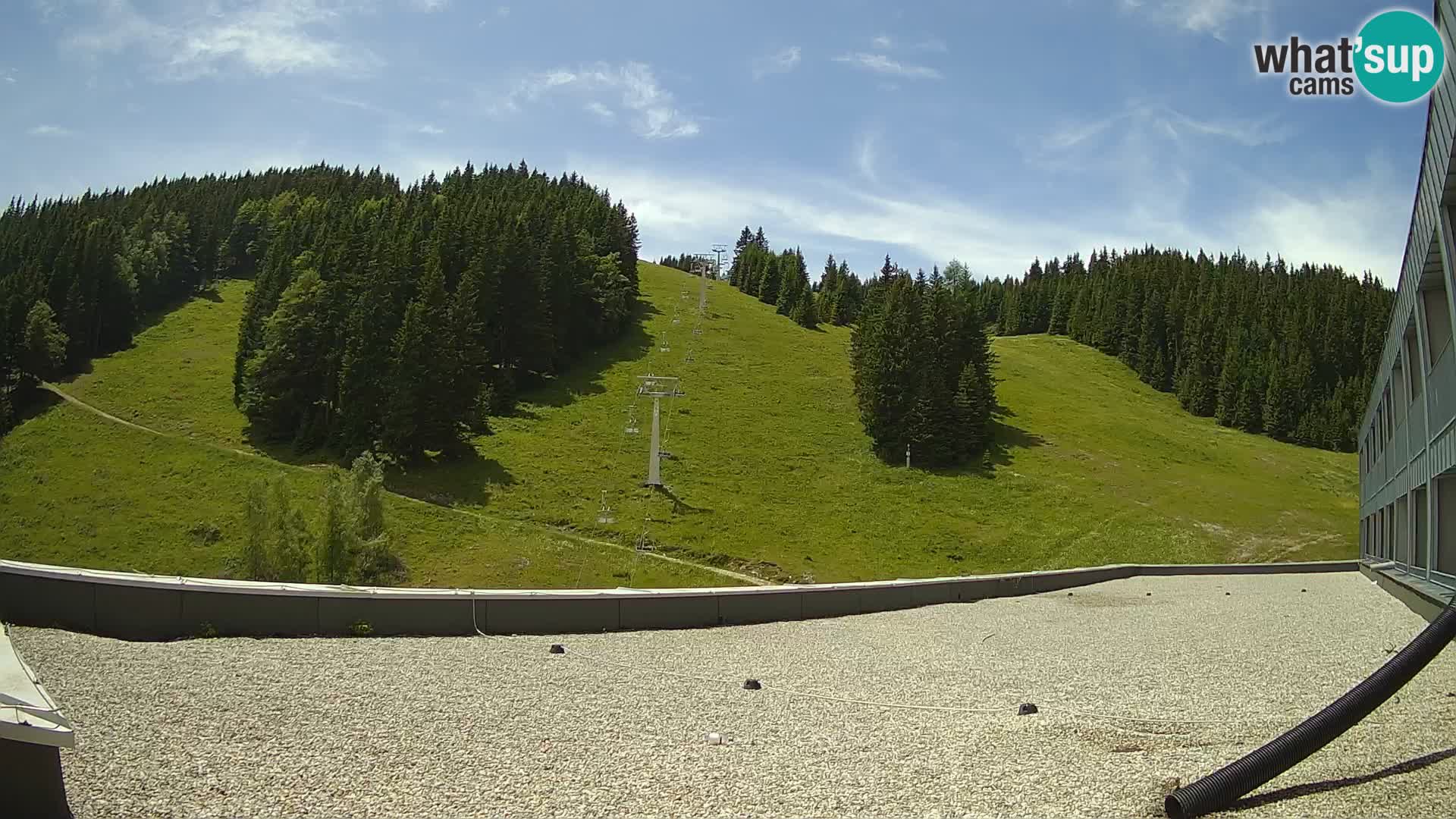 Cámara web en vivo de la estación de esquí GOLTE – vista a Medvedjak – Eslovenia