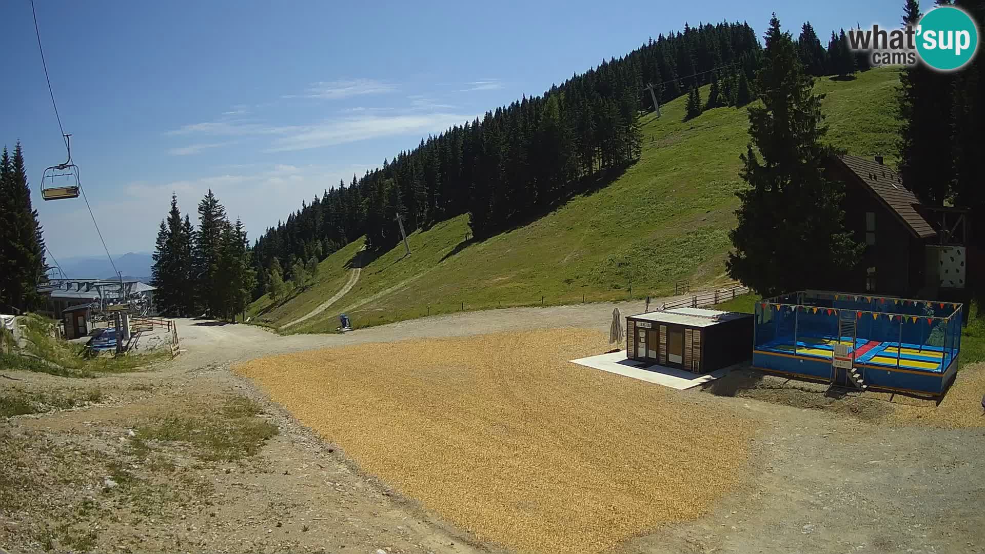 GOLTE Ski resort live webcam – view to Medvedjak – Slovenia