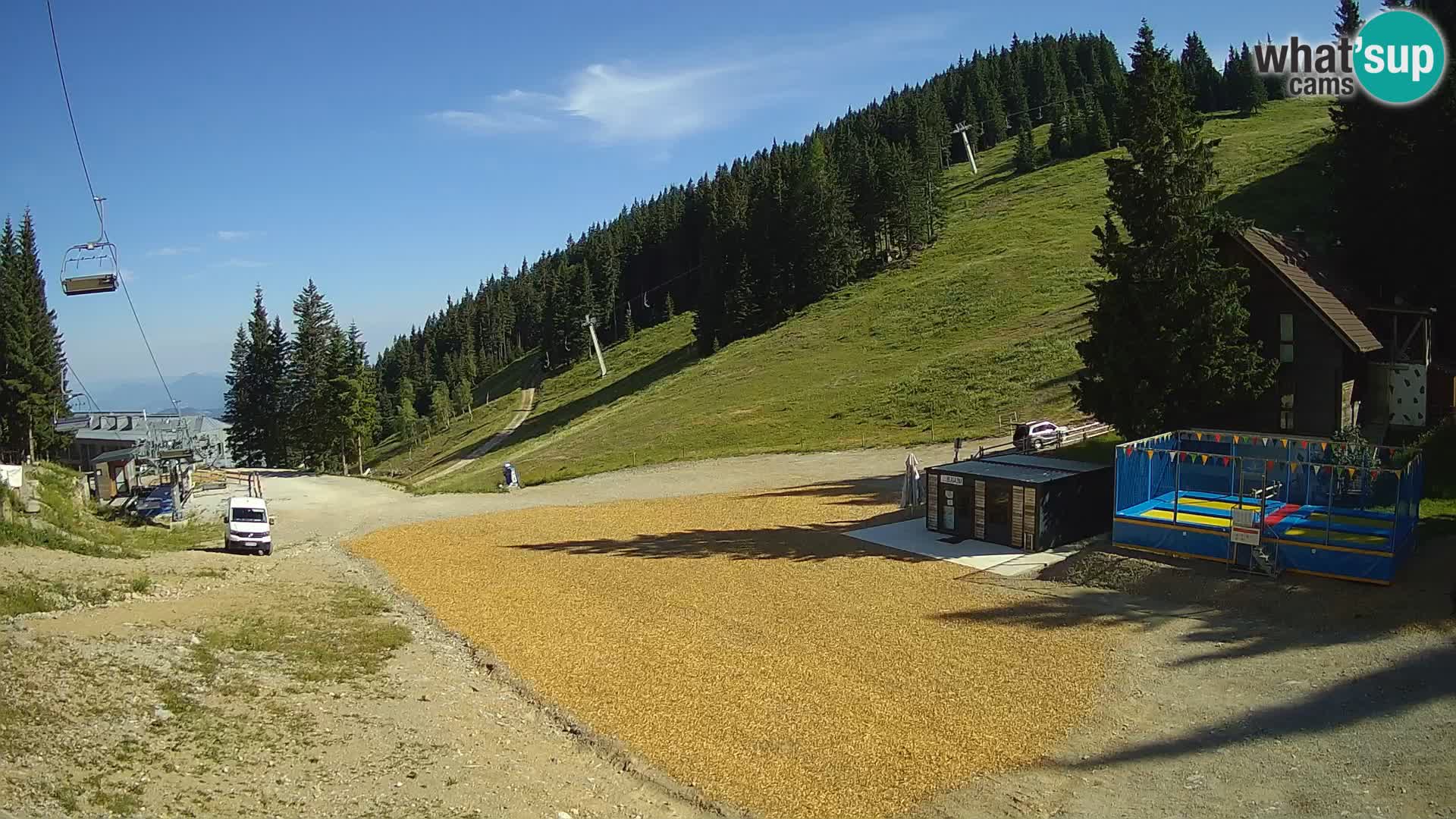 GOLTE Ski resort live webcam – view to Medvedjak – Slovenia