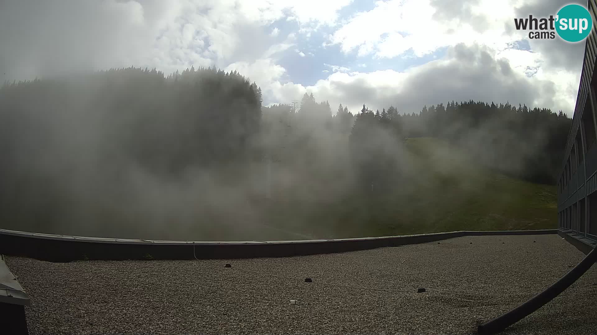 Cámara web en vivo de la estación de esquí GOLTE – vista a Medvedjak – Eslovenia