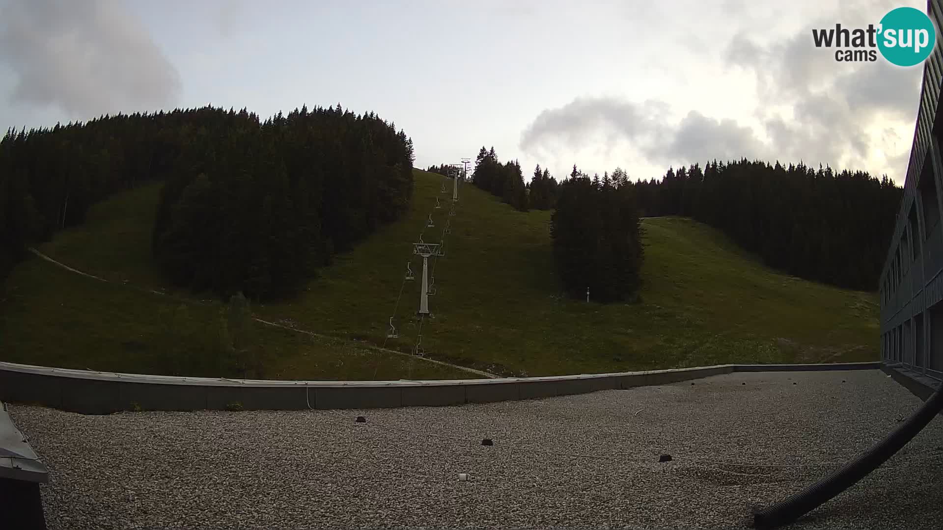 Cámara web en vivo de la estación de esquí GOLTE – vista a Medvedjak – Eslovenia