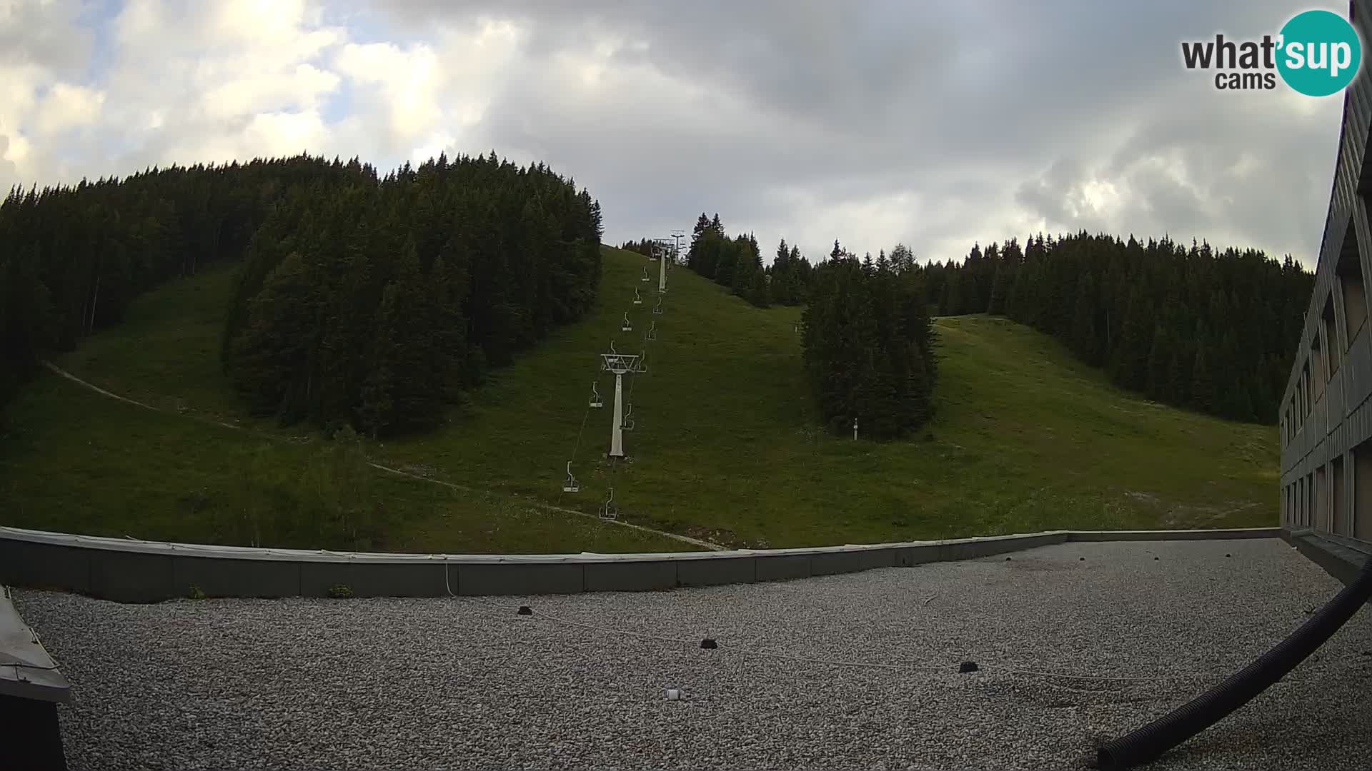 Cámara web en vivo de la estación de esquí GOLTE – vista a Medvedjak – Eslovenia