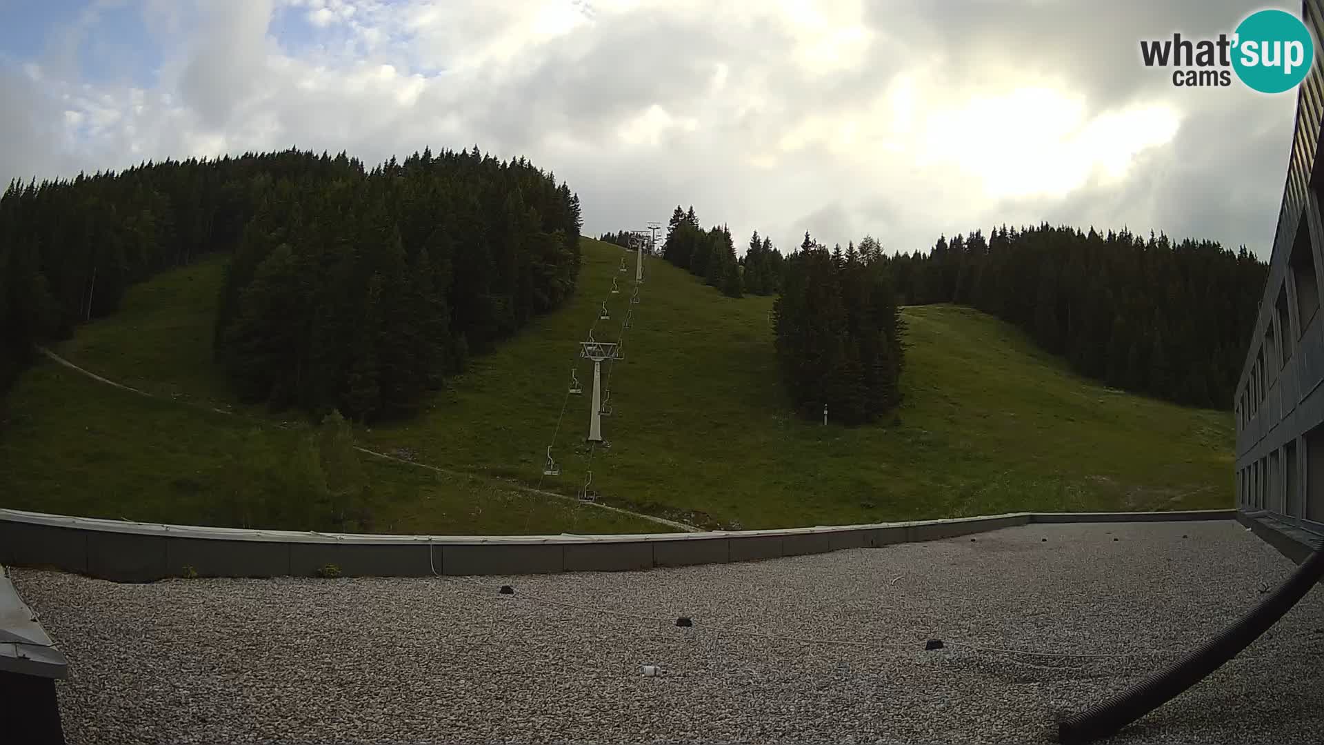 GOLTE skijalište web kamera – pogled na Medvedjak – Slovenija