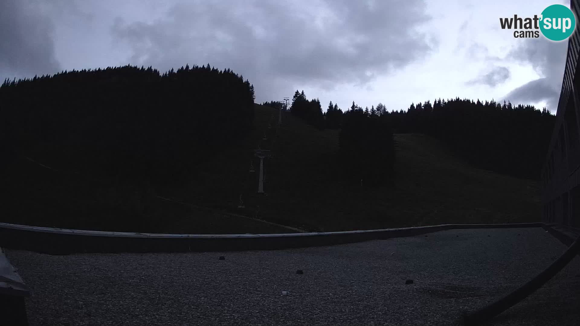 Cámara web en vivo de la estación de esquí GOLTE – vista a Medvedjak – Eslovenia