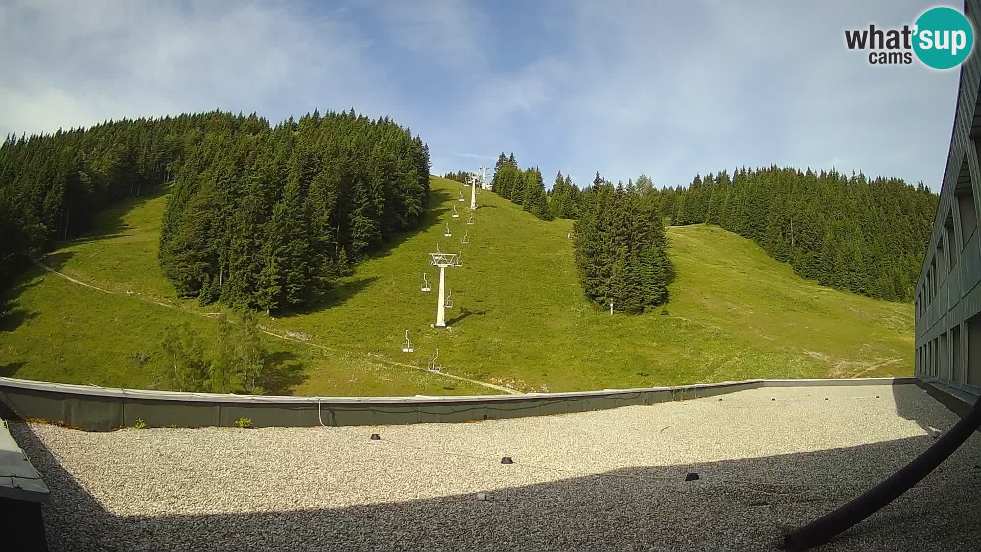 GOLTE skijalište web kamera – pogled na Medvedjak – Slovenija