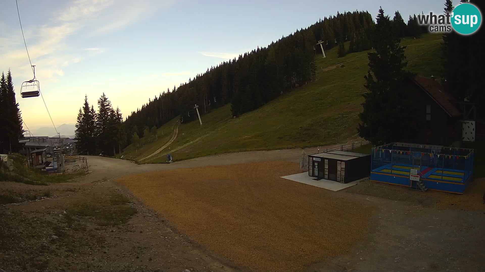 GOLTE Ski resort live webcam – view to Medvedjak – Slovenia