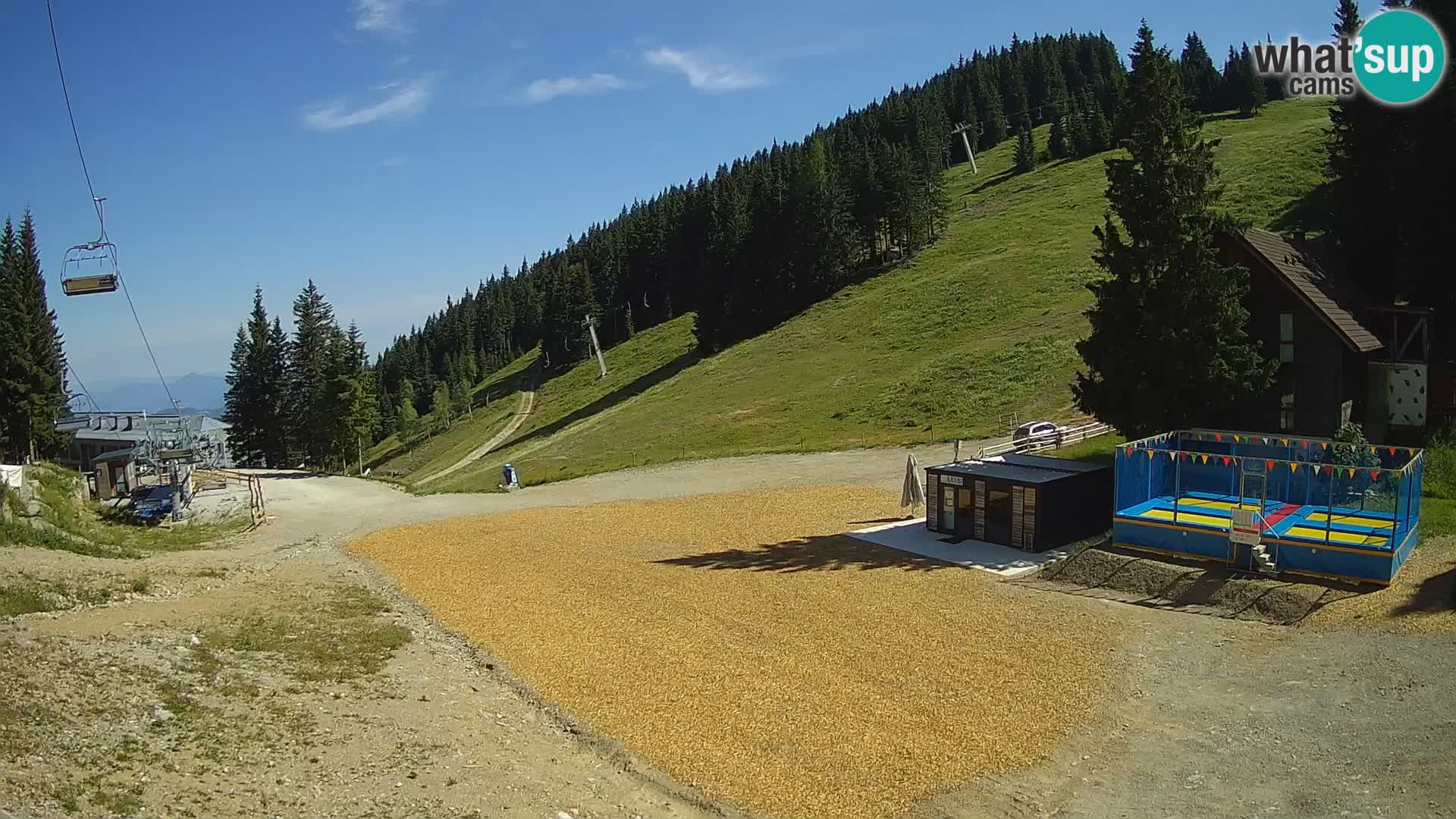Cámara web en vivo de la estación de esquí GOLTE – vista a Medvedjak – Eslovenia