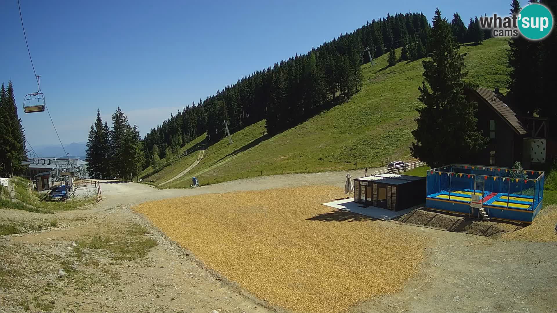 GOLTE Ski resort live webcam – view to Medvedjak – Slovenia