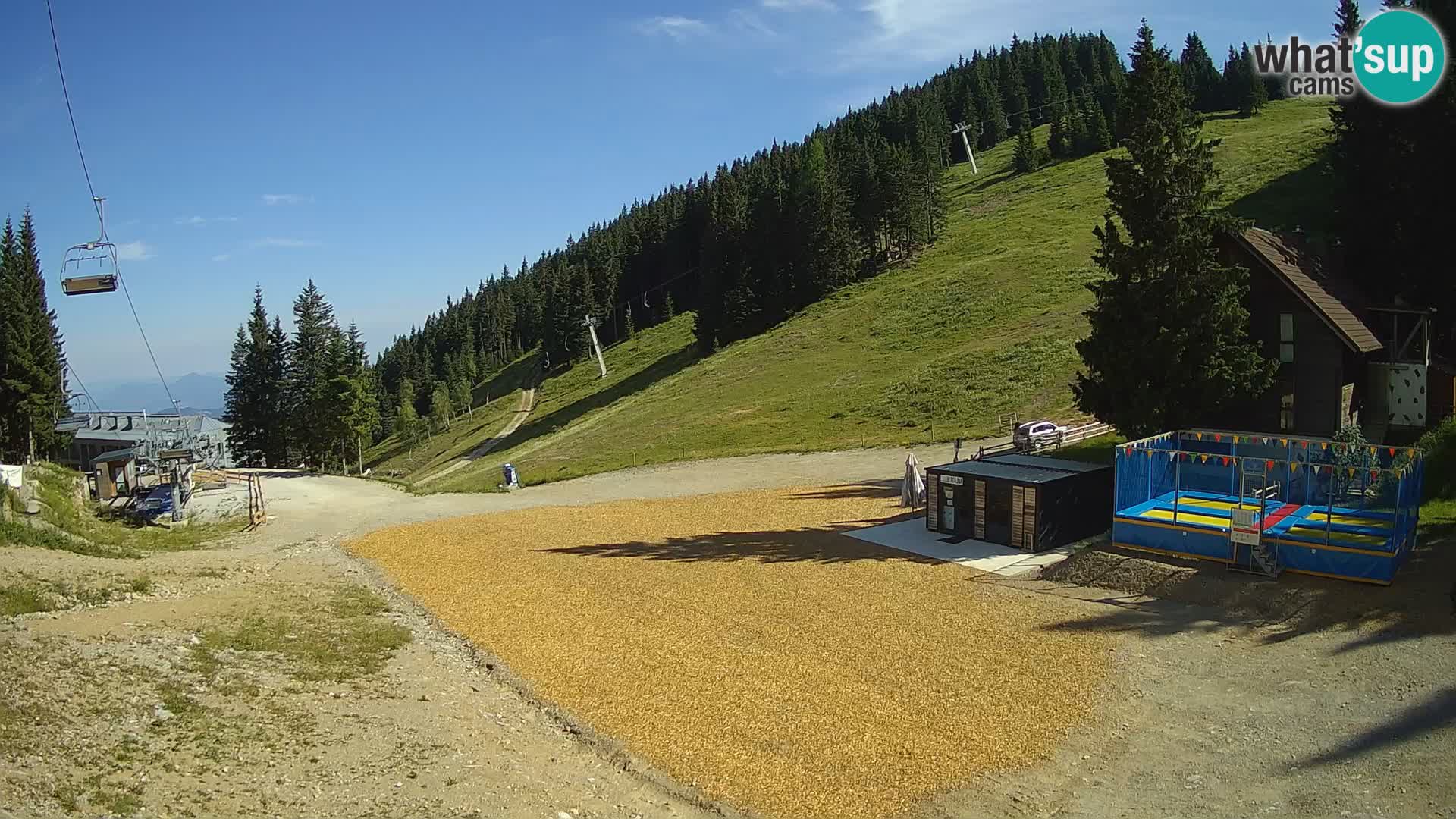 Cámara web en vivo de la estación de esquí GOLTE – vista a Medvedjak – Eslovenia