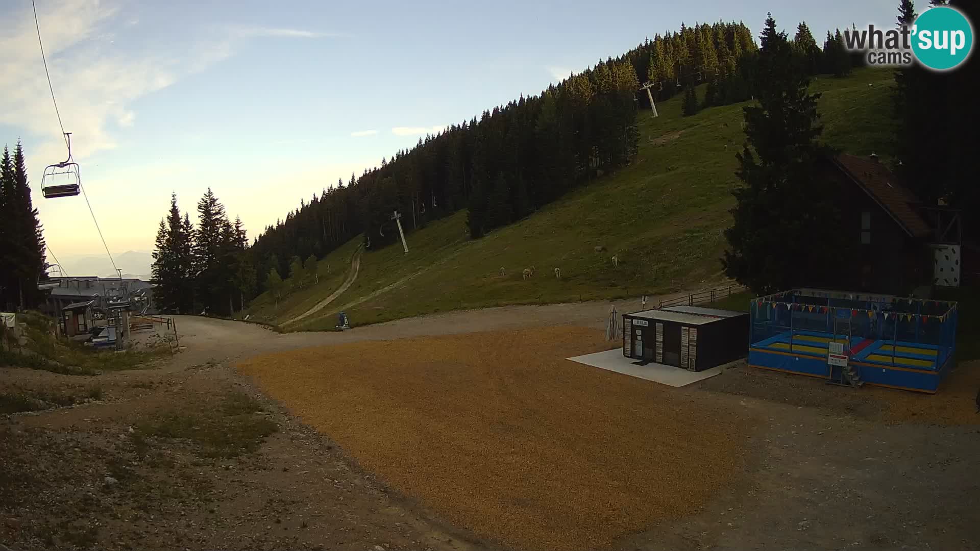 GOLTE Ski resort live webcam – view to Medvedjak – Slovenia