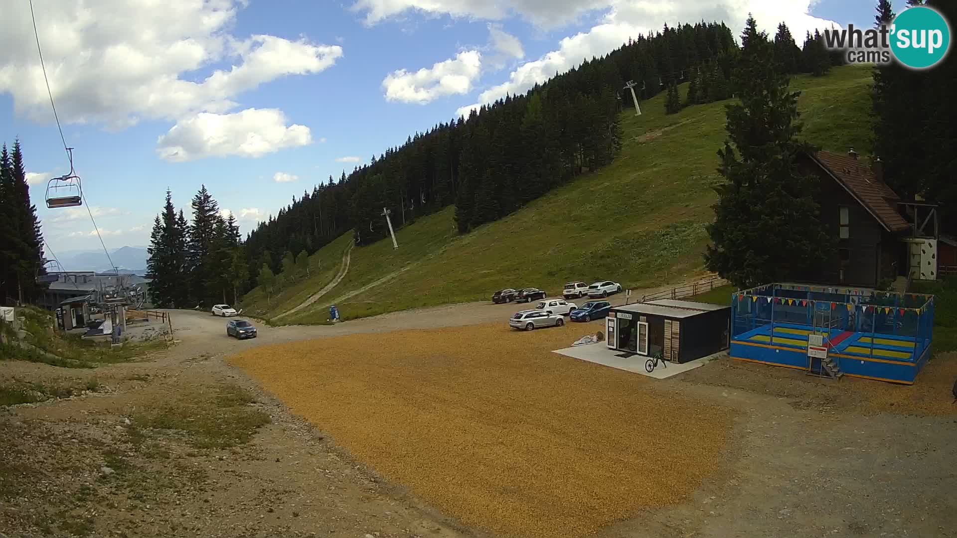 GOLTE Ski resort live webcam – view to Medvedjak – Slovenia