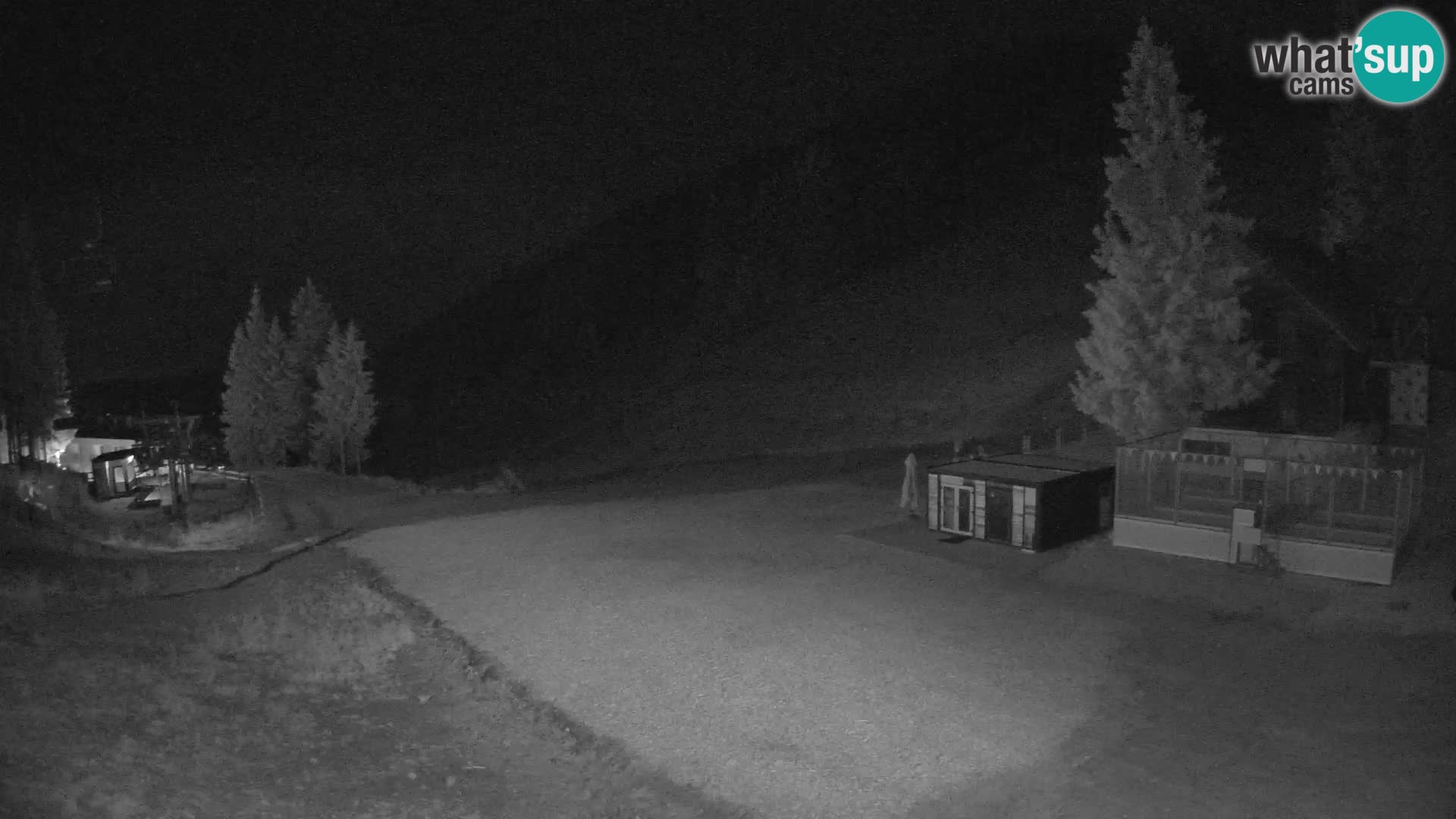 Spletna kamera smučišča GOLTE v živo – pogled na Medvedjak