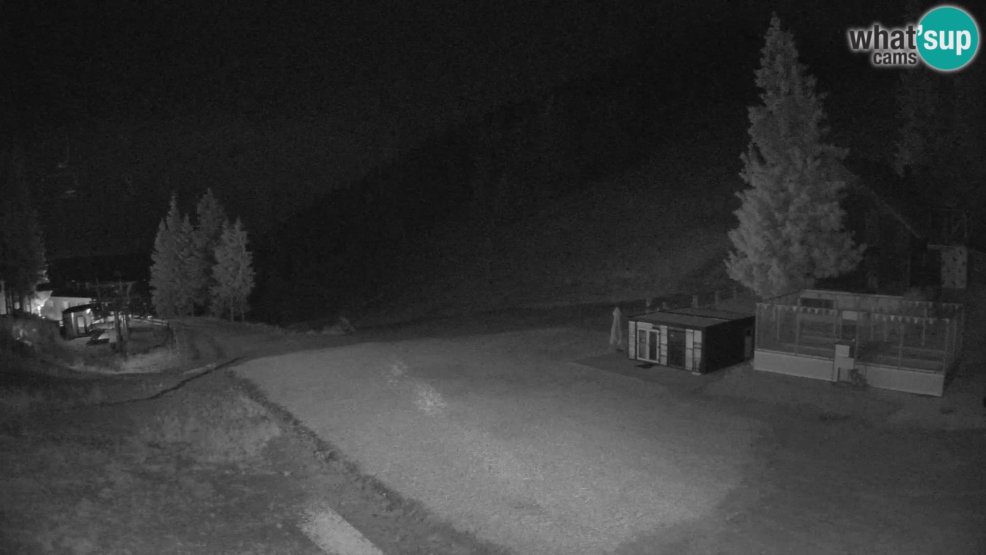 Spletna kamera smučišča GOLTE v živo – pogled na Medvedjak
