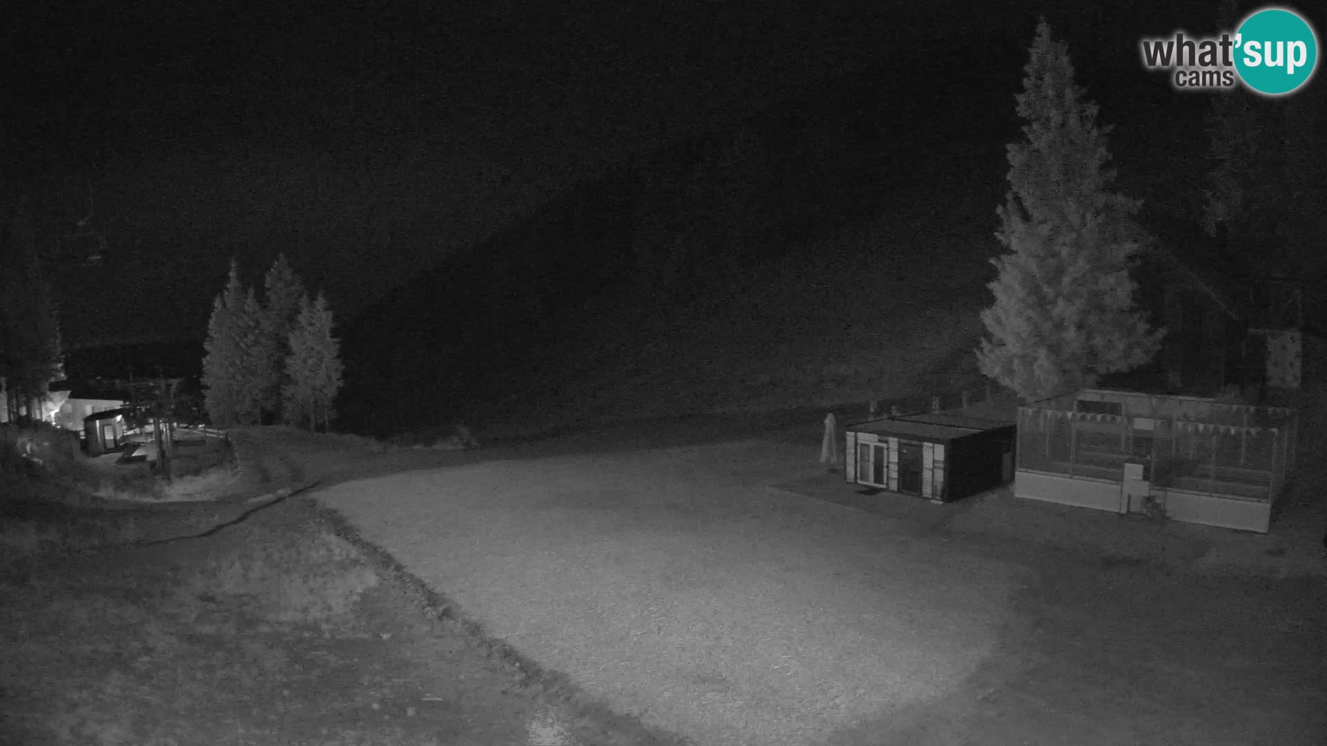 Spletna kamera smučišča GOLTE v živo – pogled na Medvedjak