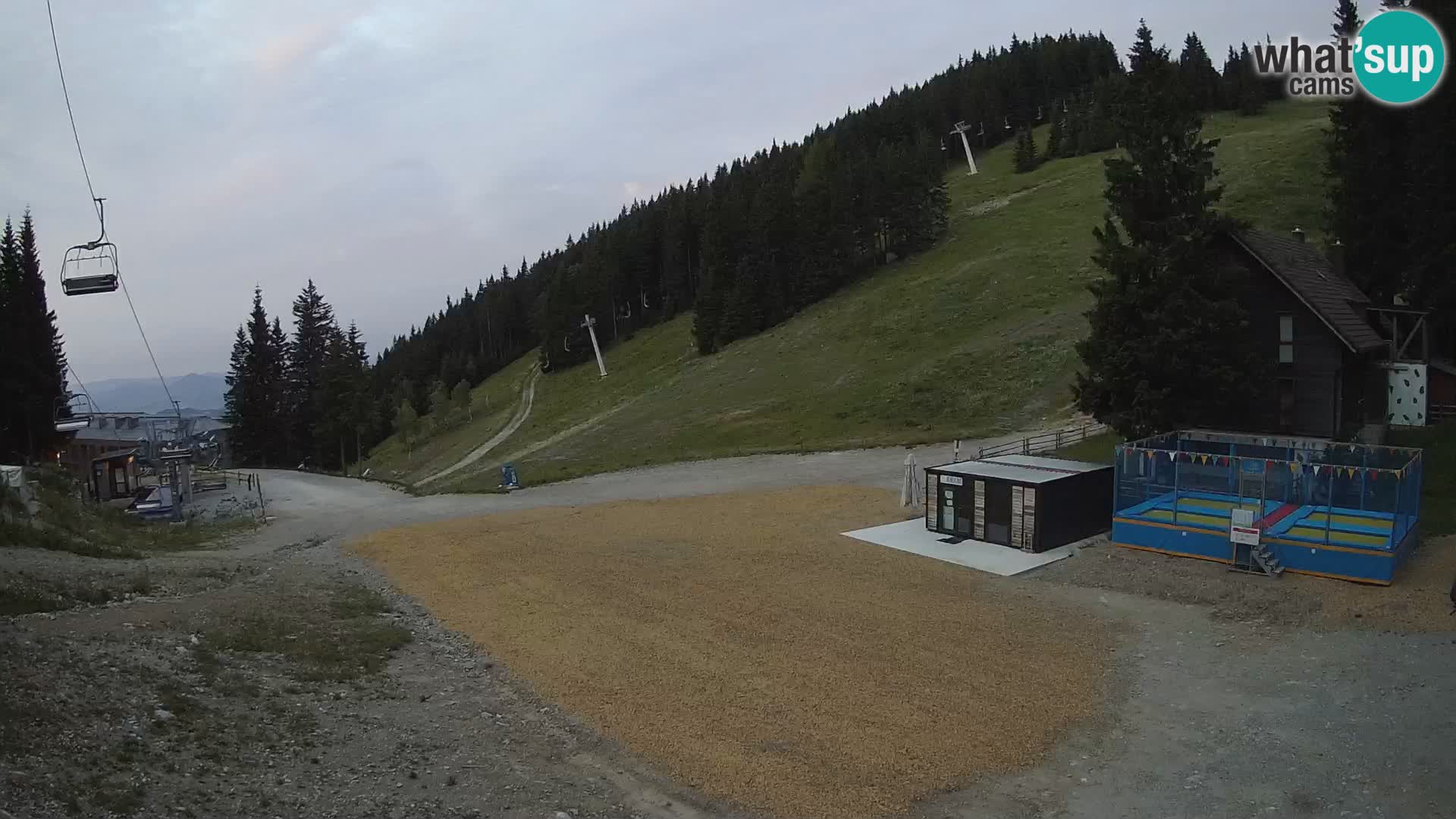 GOLTE Ski resort live webcam – view to Medvedjak – Slovenia