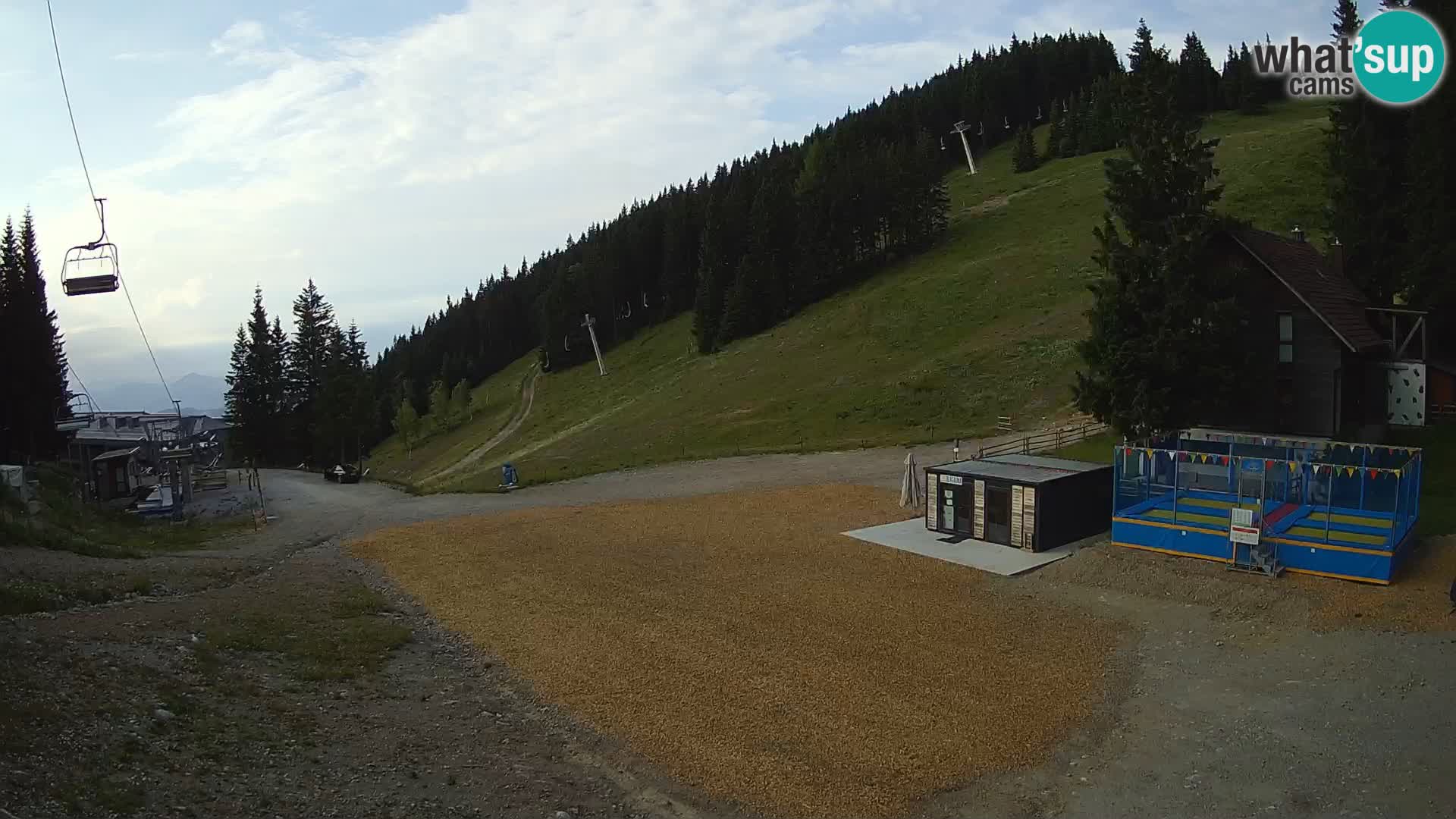 GOLTE Ski resort live webcam – view to Medvedjak – Slovenia