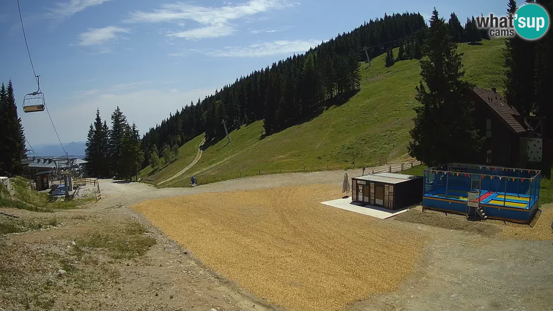 GOLTE Ski resort live webcam – view to Medvedjak – Slovenia