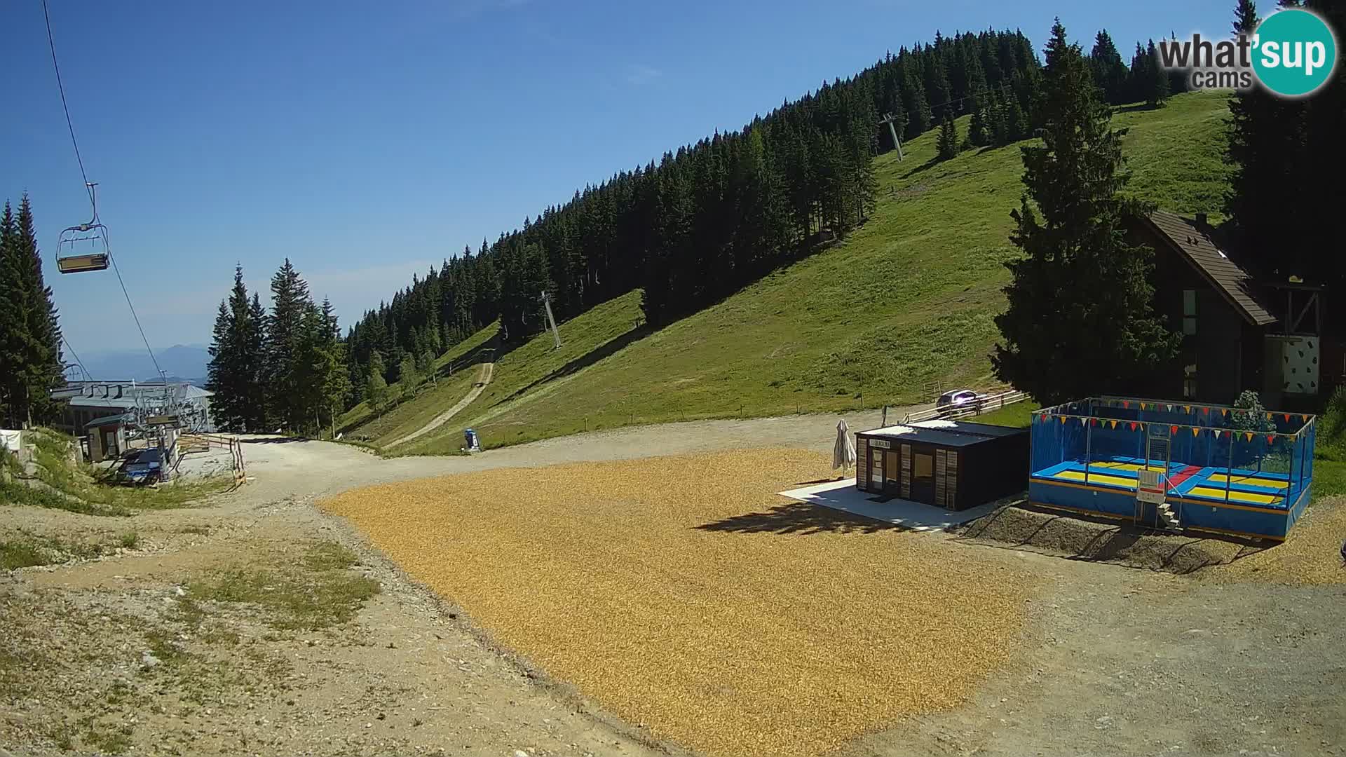Cámara web en vivo de la estación de esquí GOLTE – vista a Medvedjak – Eslovenia