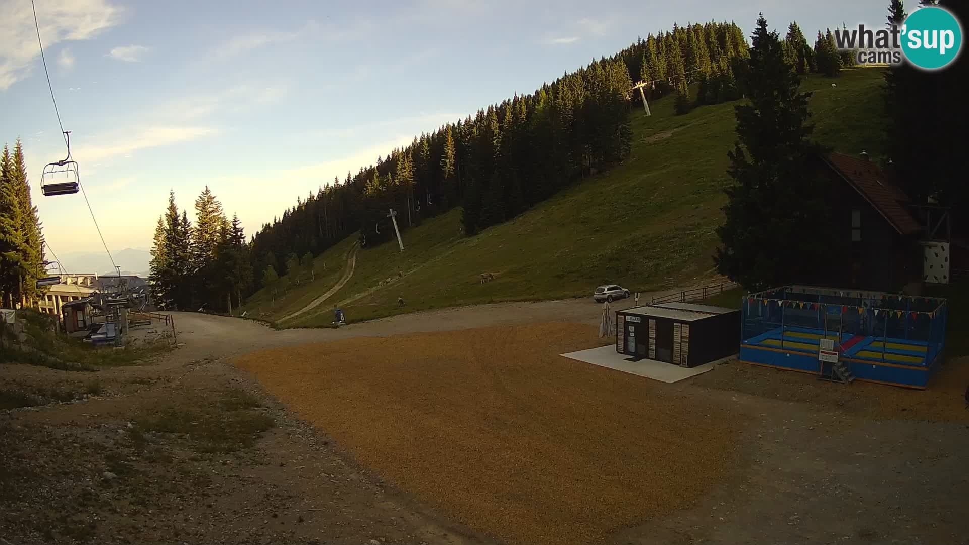 GOLTE Ski resort live webcam – view to Medvedjak – Slovenia