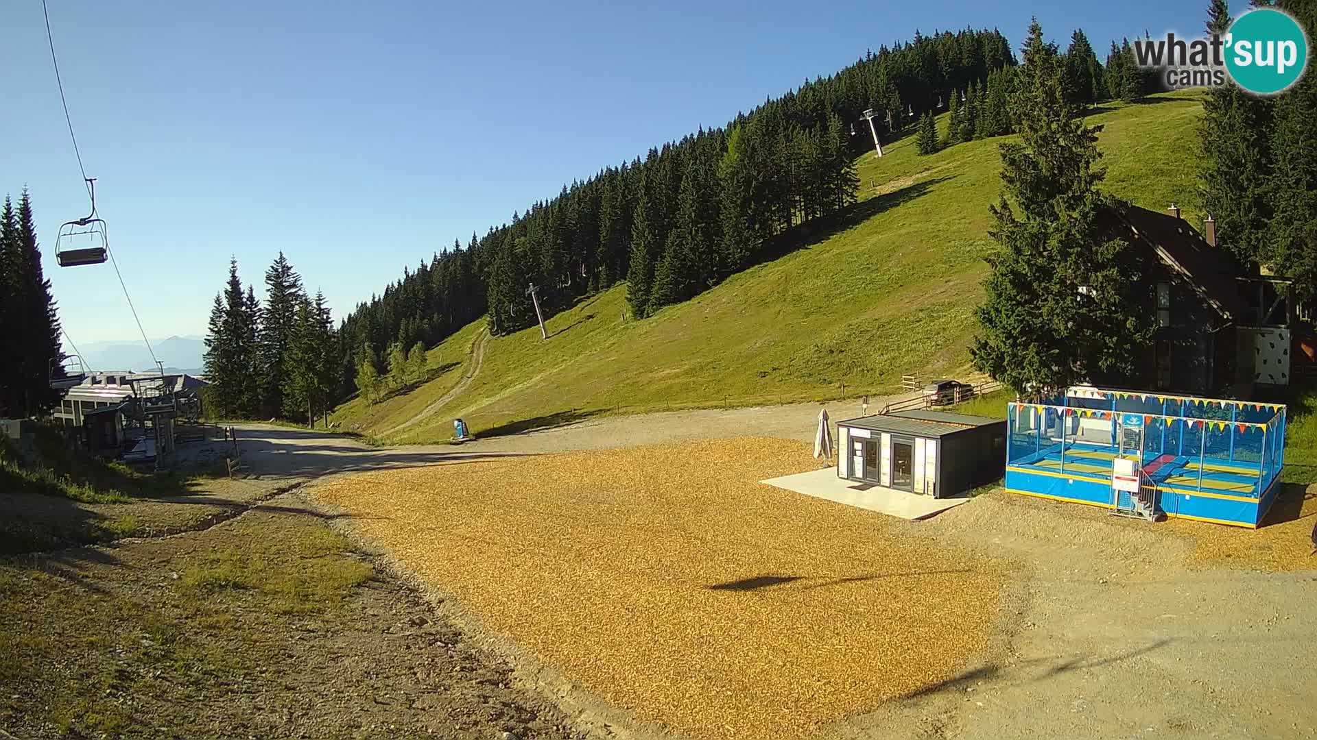 Cámara web en vivo de la estación de esquí GOLTE – vista a Medvedjak – Eslovenia