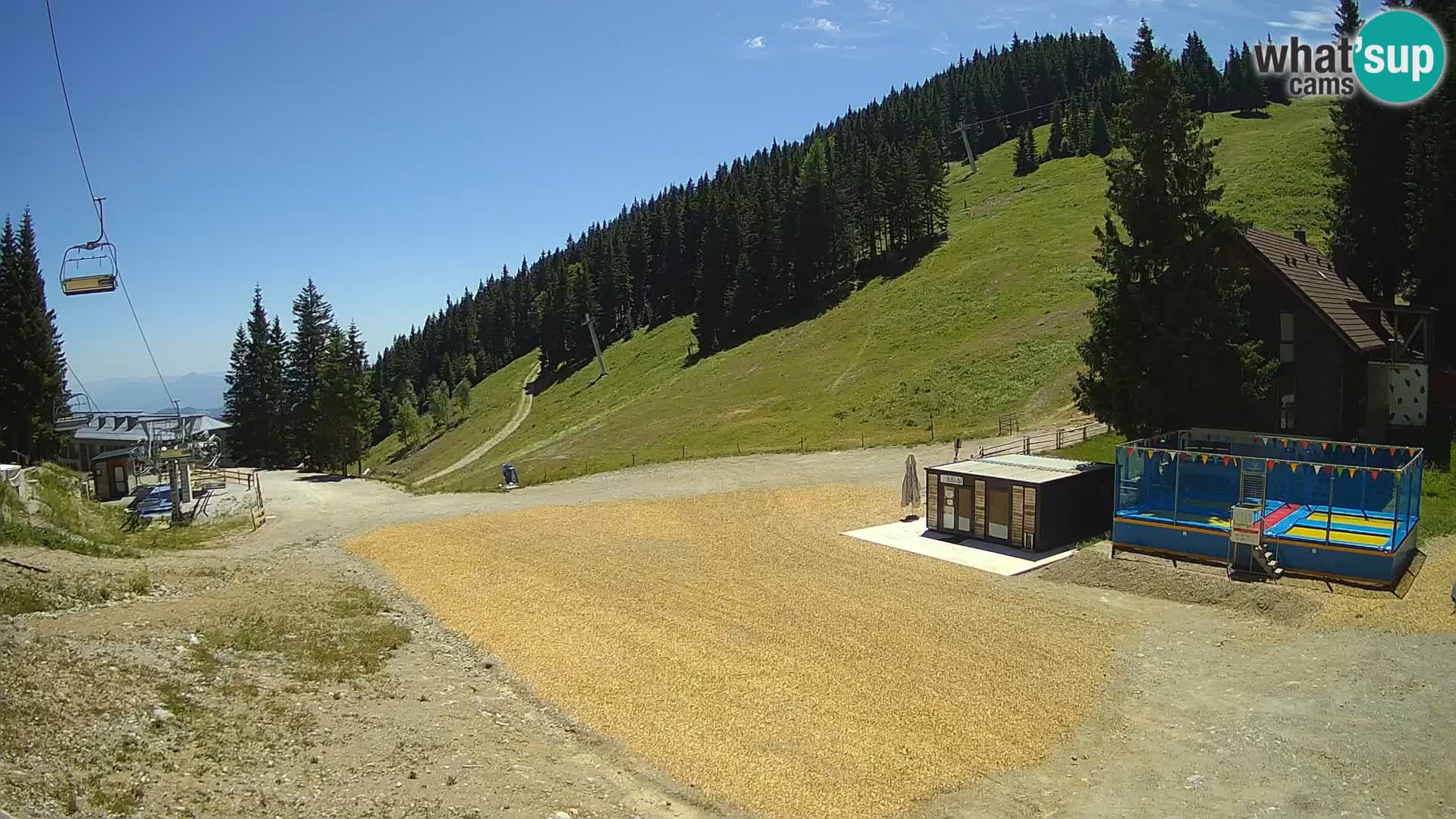 GOLTE Ski resort live webcam – view to Medvedjak – Slovenia