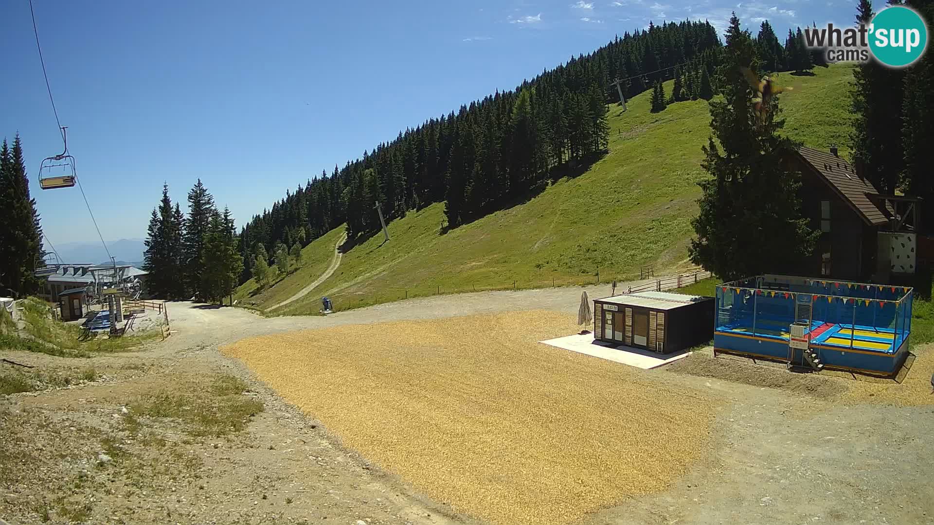 Cámara web en vivo de la estación de esquí GOLTE – vista a Medvedjak – Eslovenia