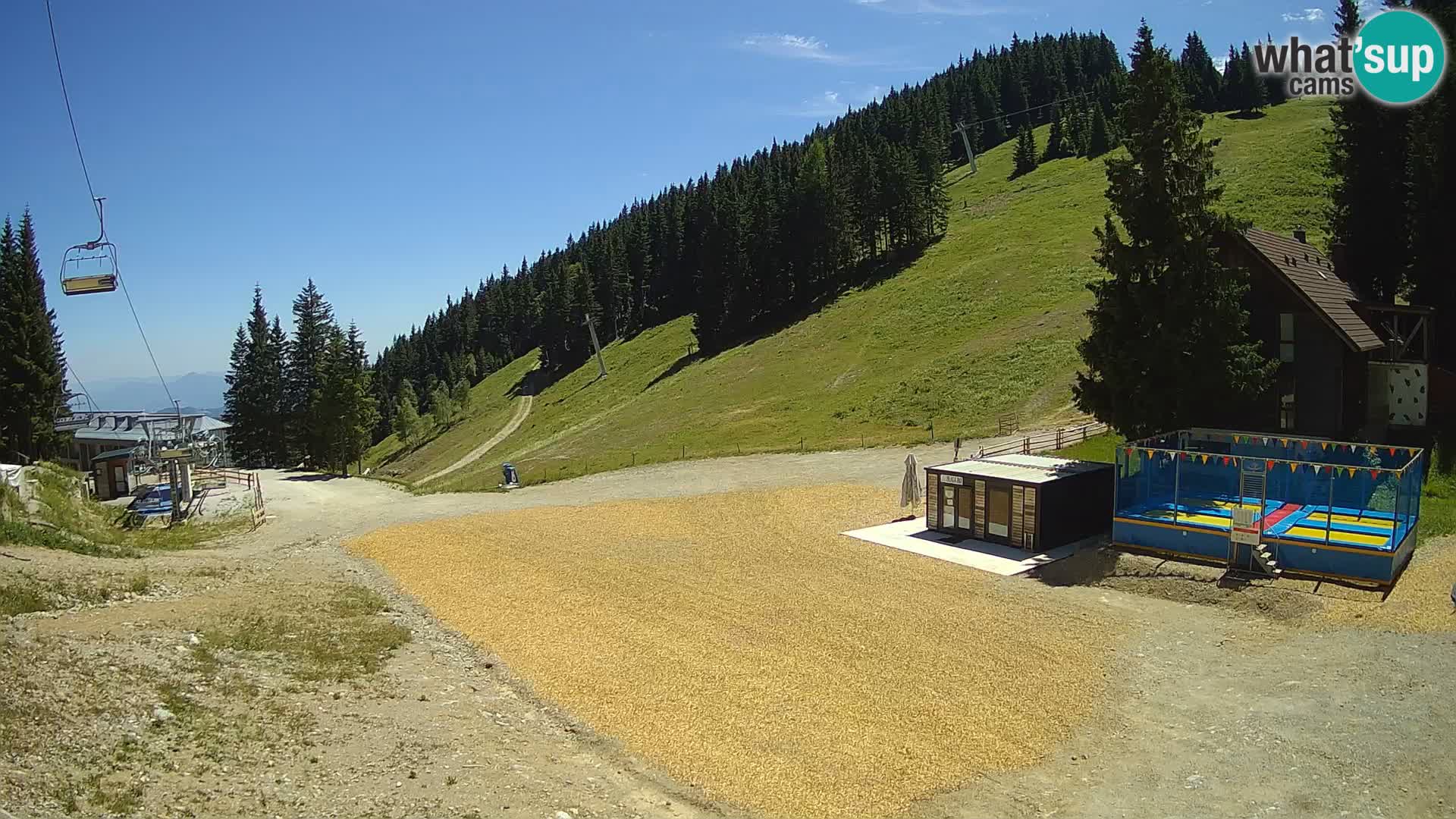 Webcam en direct de la station de ski de GOLTE – vue sur Medvedjak – Slovénie