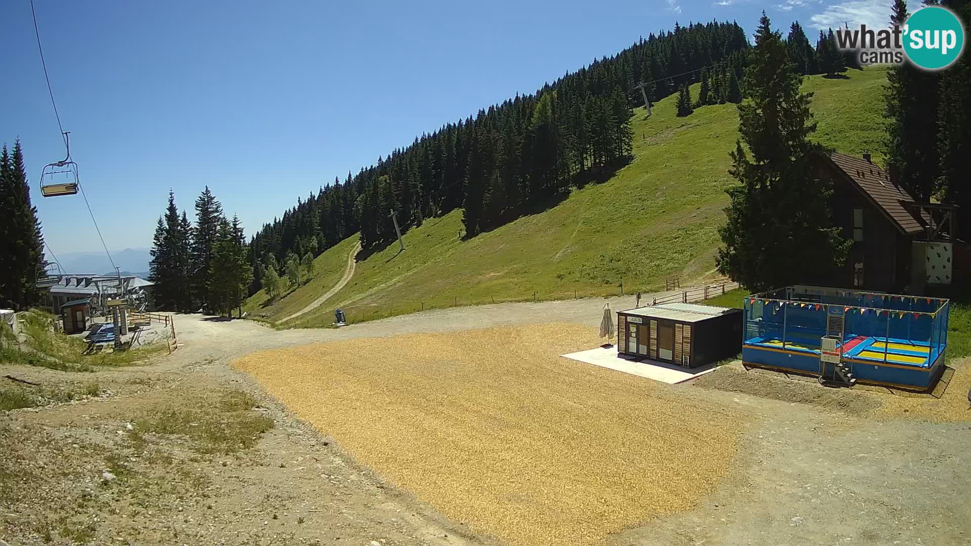 GOLTE Ski resort live webcam – view to Medvedjak – Slovenia