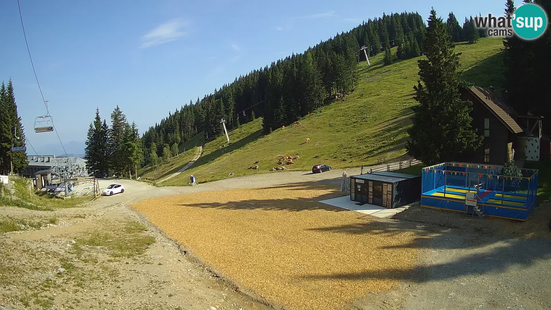 GOLTE Ski resort live webcam – view to Medvedjak – Slovenia