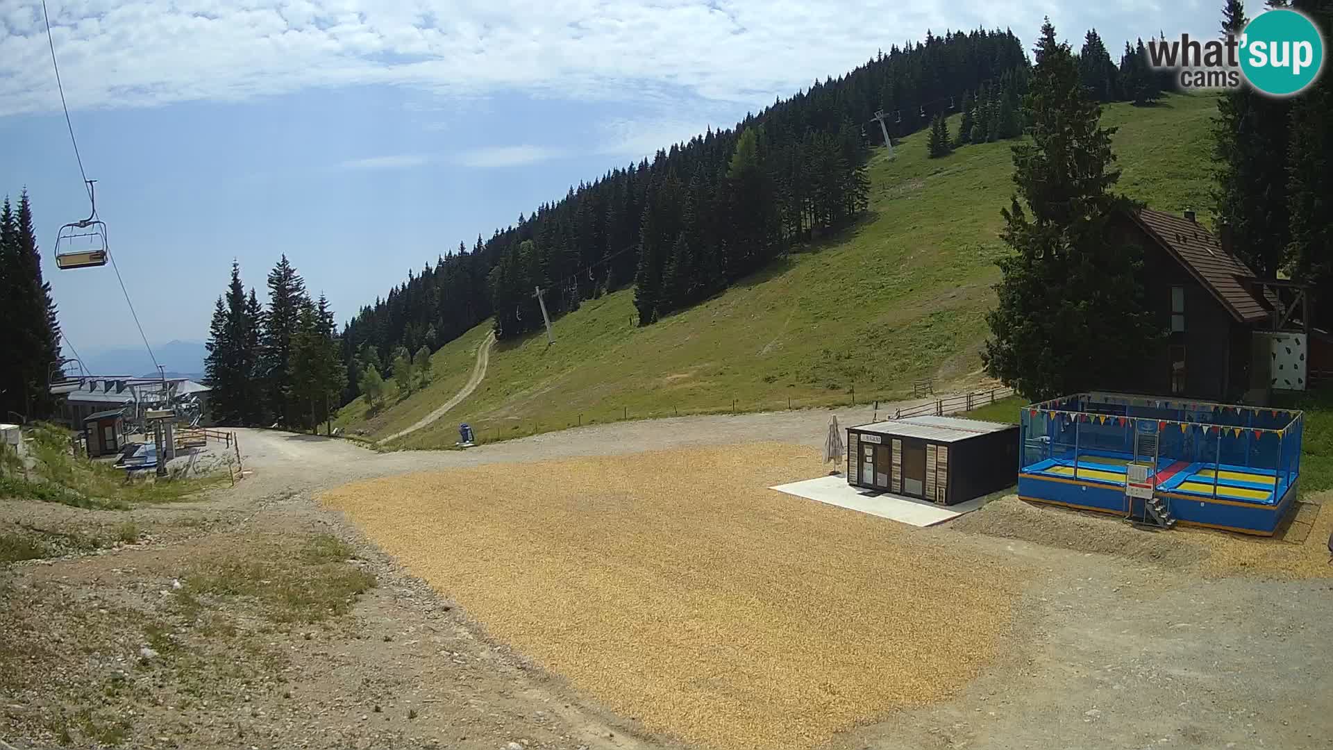 GOLTE skijalište web kamera – pogled na Medvedjak – Slovenija