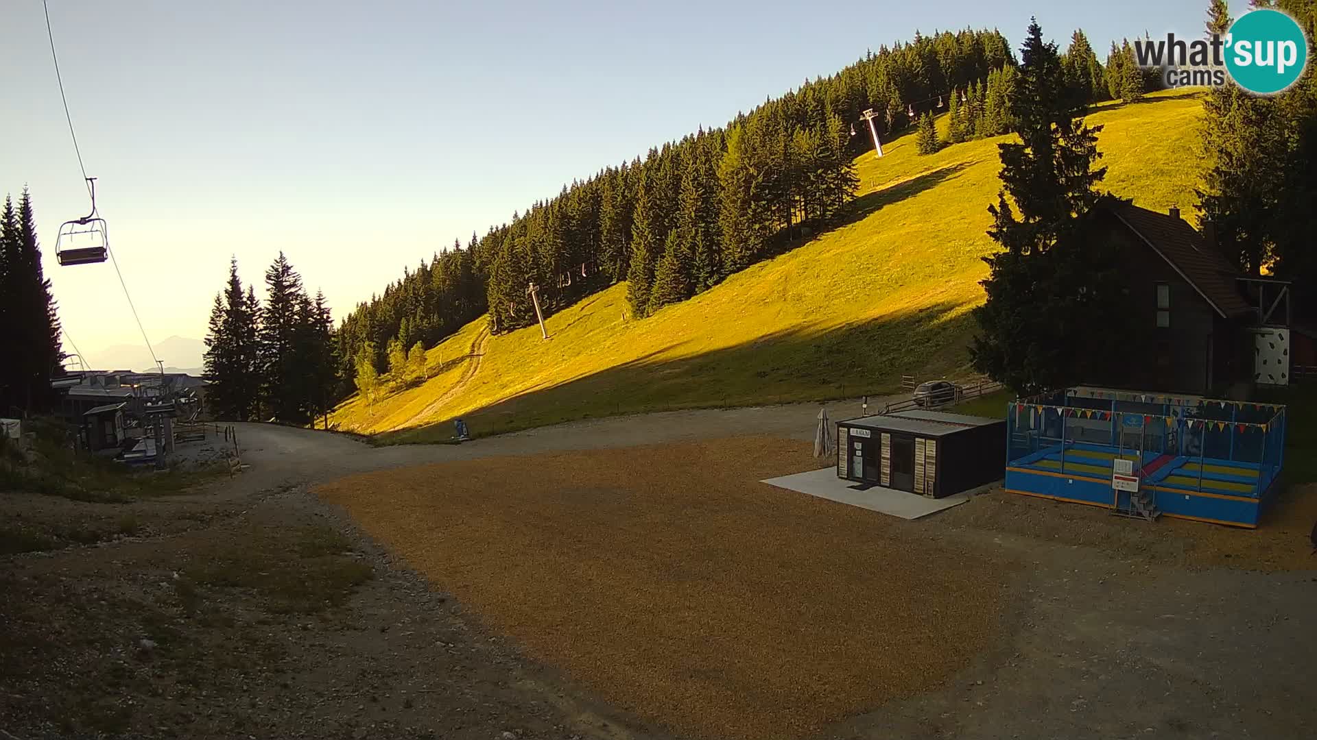 GOLTE Ski resort live webcam – view to Medvedjak – Slovenia