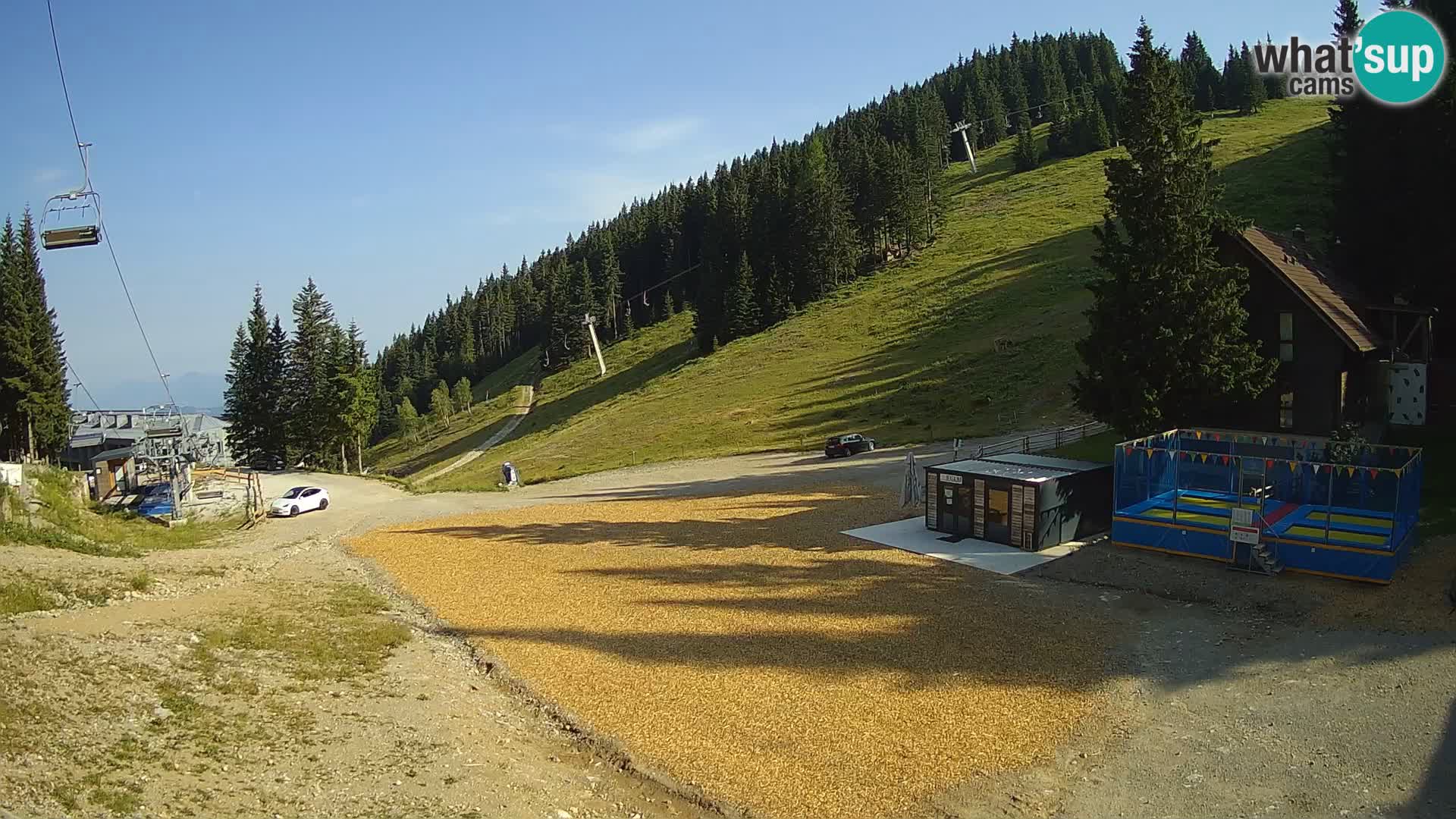 Cámara web en vivo de la estación de esquí GOLTE – vista a Medvedjak – Eslovenia