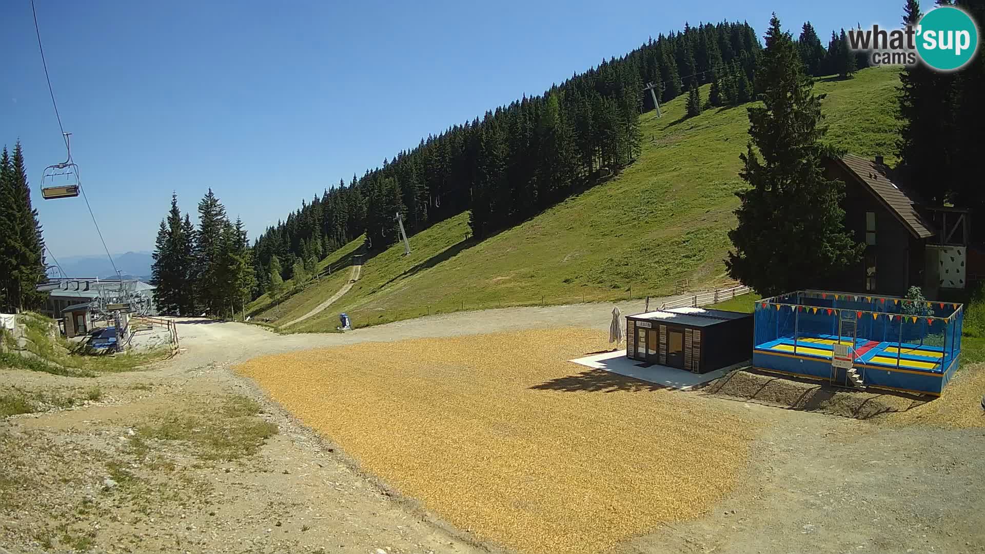 GOLTE skijalište web kamera – pogled na Medvedjak – Slovenija