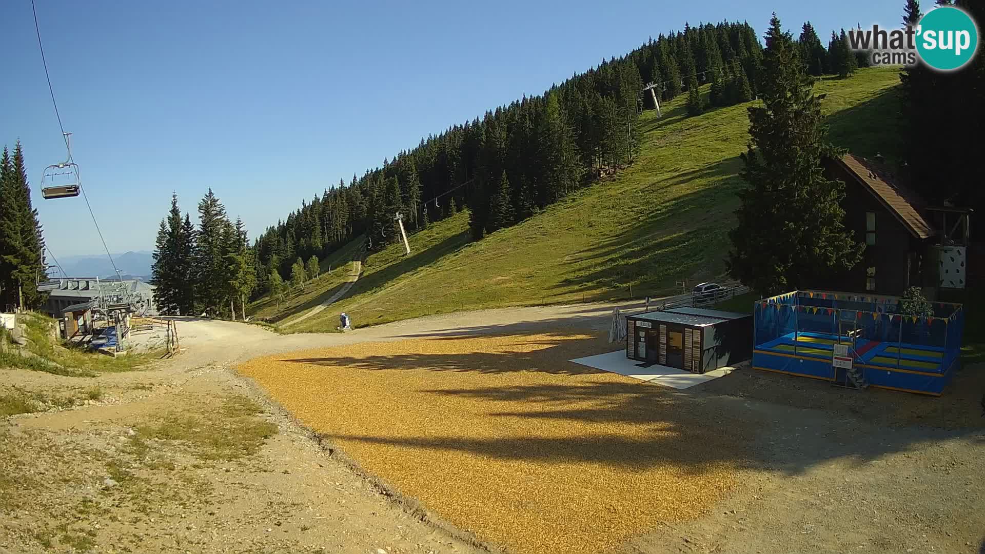 GOLTE Ski resort live webcam – view to Medvedjak – Slovenia