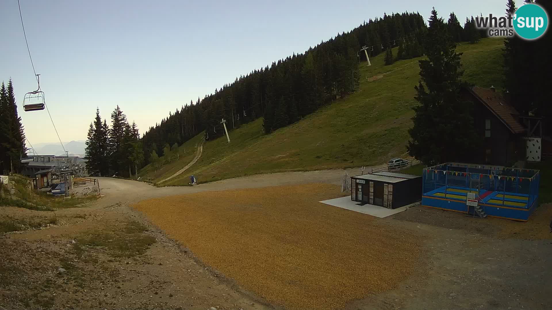 GOLTE Ski resort live webcam – view to Medvedjak – Slovenia