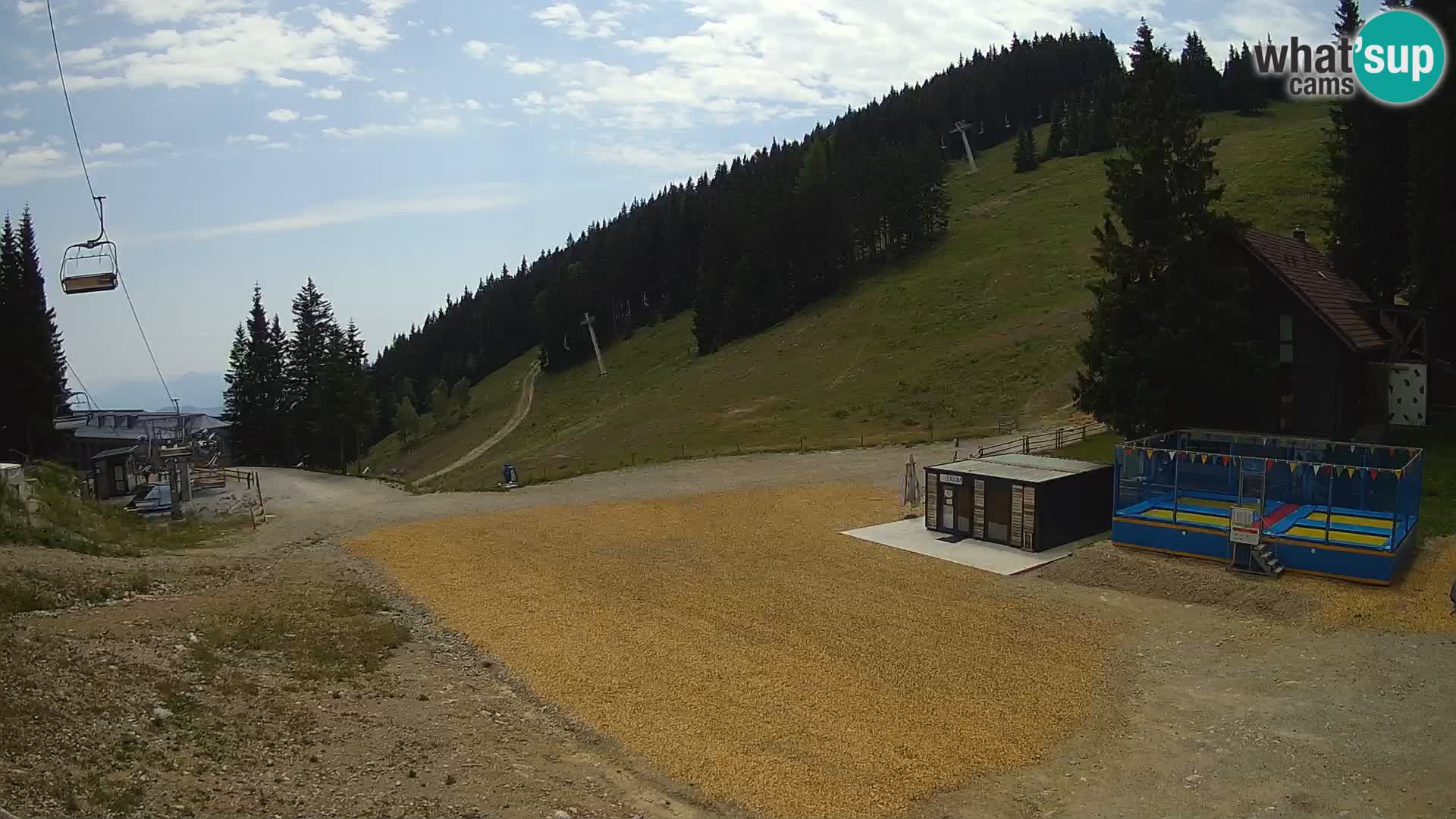 GOLTE Ski resort live webcam – view to Medvedjak – Slovenia