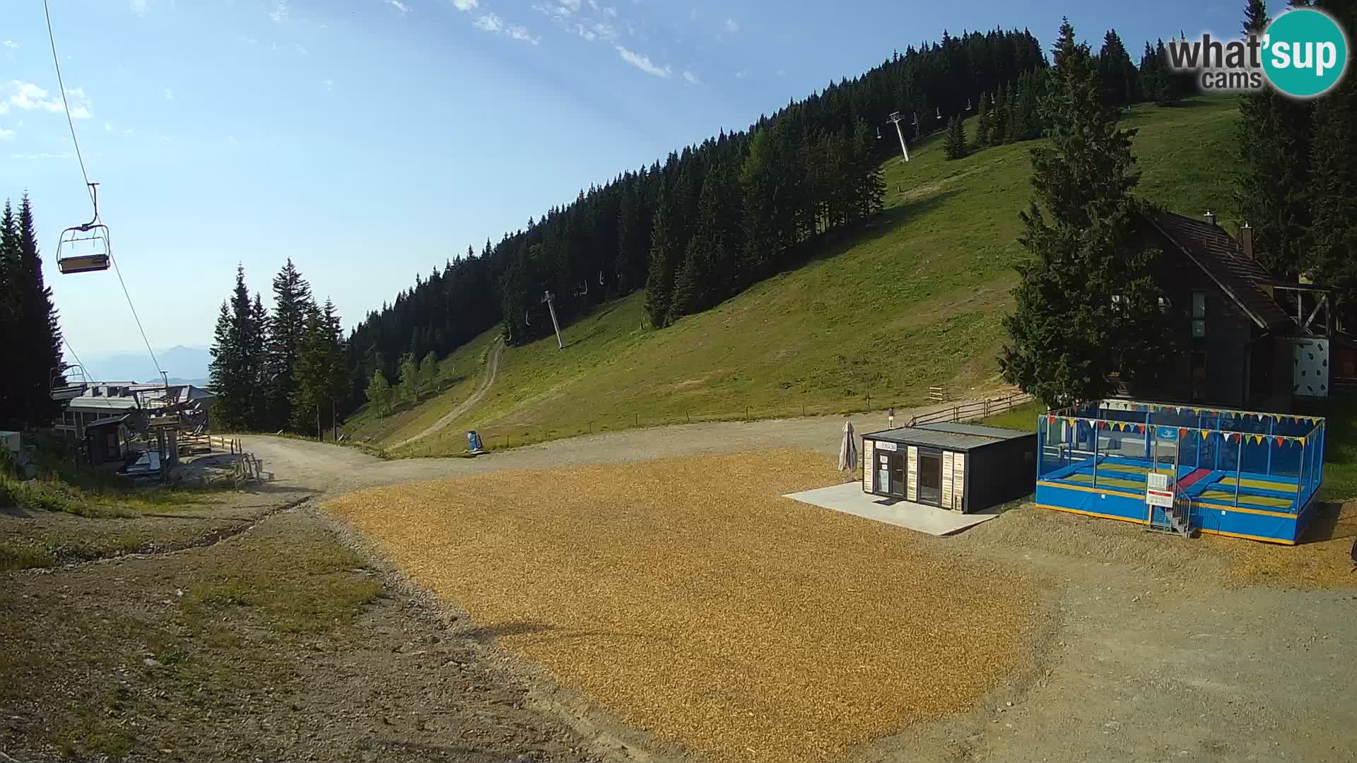 GOLTE Ski resort live webcam – view to Medvedjak – Slovenia