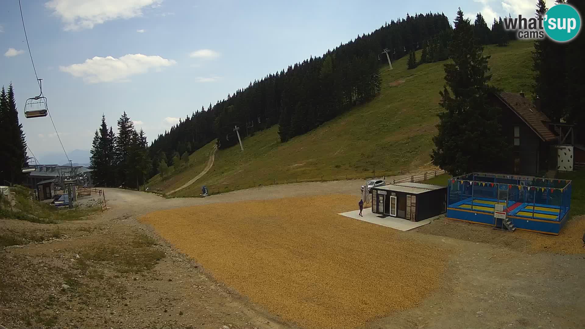 Cámara web en vivo de la estación de esquí GOLTE – vista a Medvedjak – Eslovenia