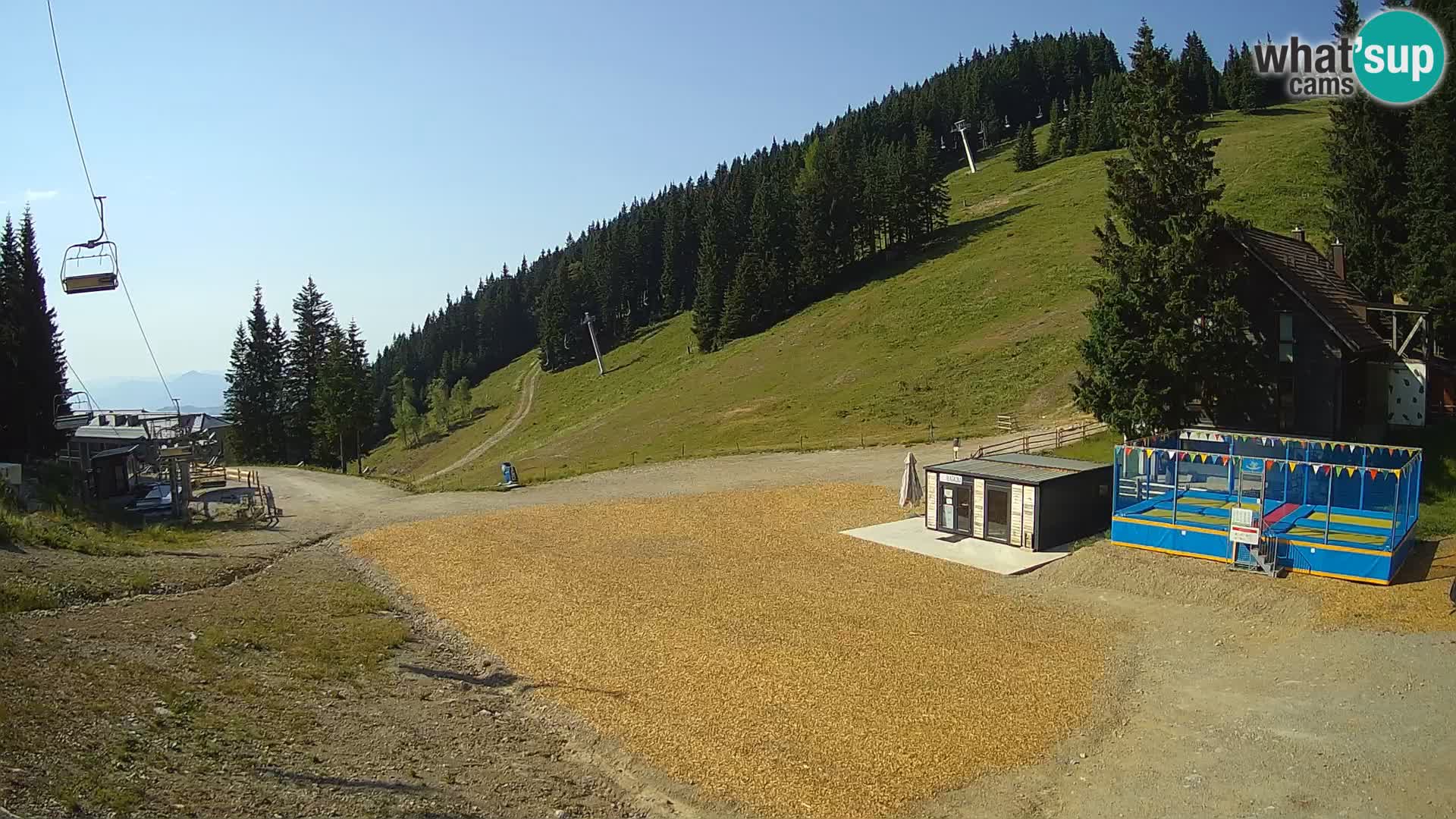 Cámara web en vivo de la estación de esquí GOLTE – vista a Medvedjak – Eslovenia
