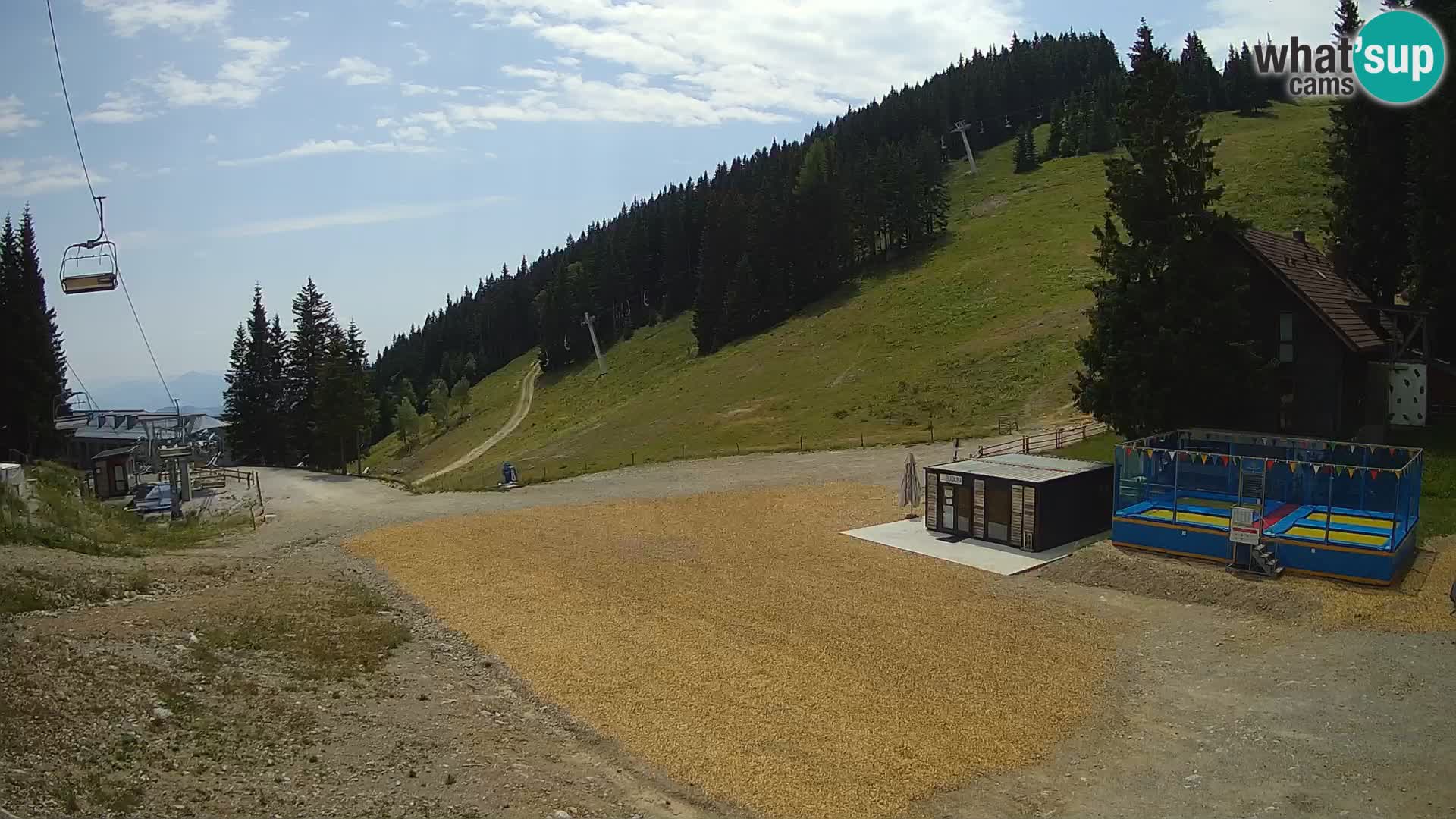 Cámara web en vivo de la estación de esquí GOLTE – vista a Medvedjak – Eslovenia