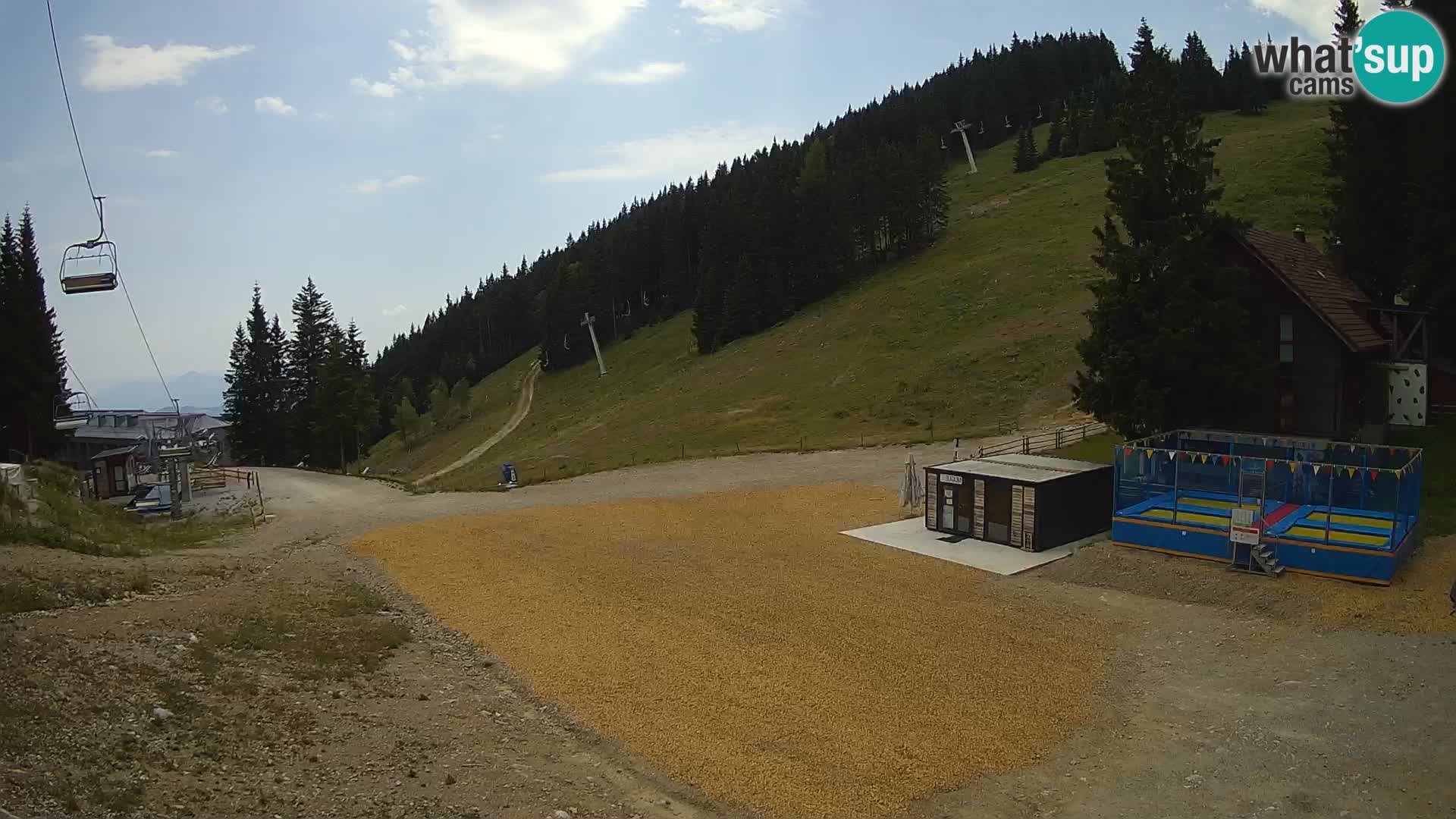 GOLTE skijalište web kamera – pogled na Medvedjak – Slovenija