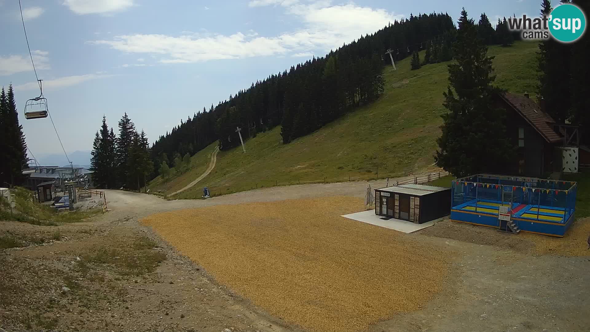 GOLTE Ski resort live webcam – view to Medvedjak – Slovenia