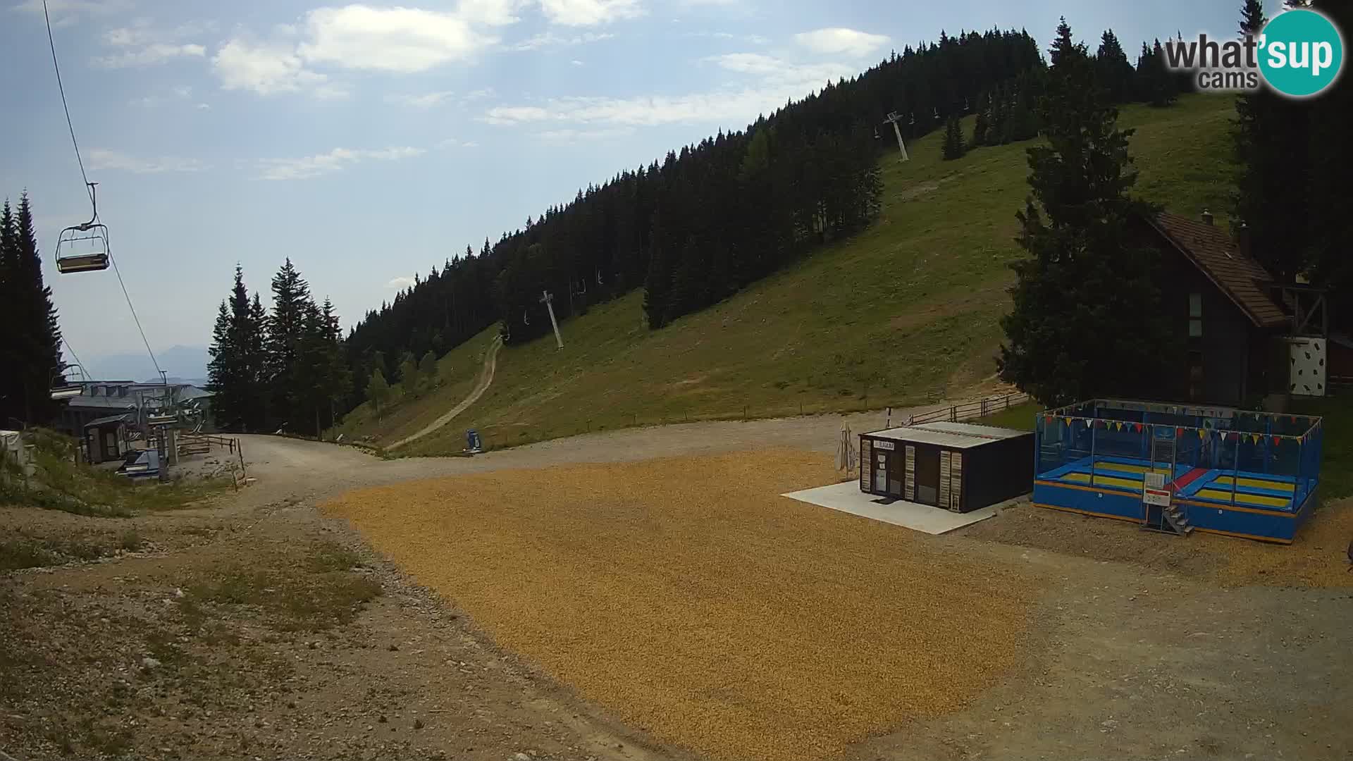 Cámara web en vivo de la estación de esquí GOLTE – vista a Medvedjak – Eslovenia