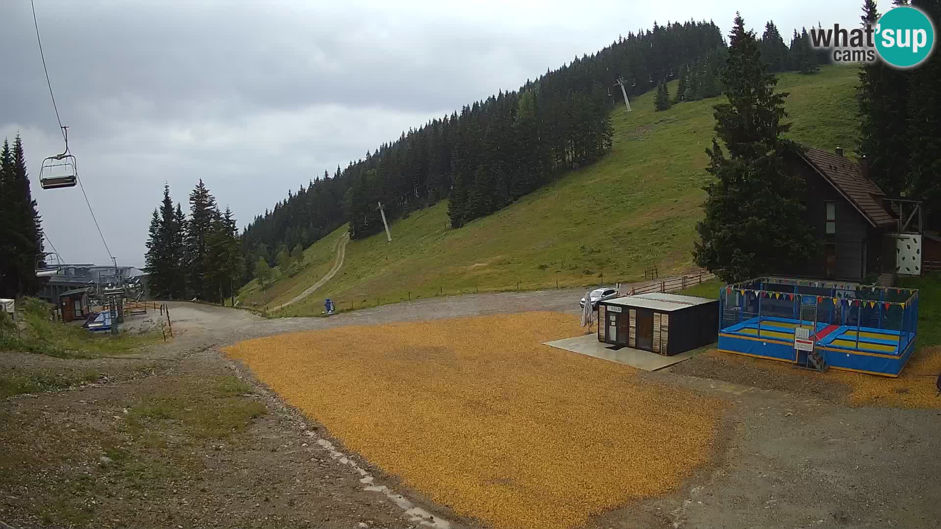 GOLTE Ski resort live webcam – view to Medvedjak – Slovenia