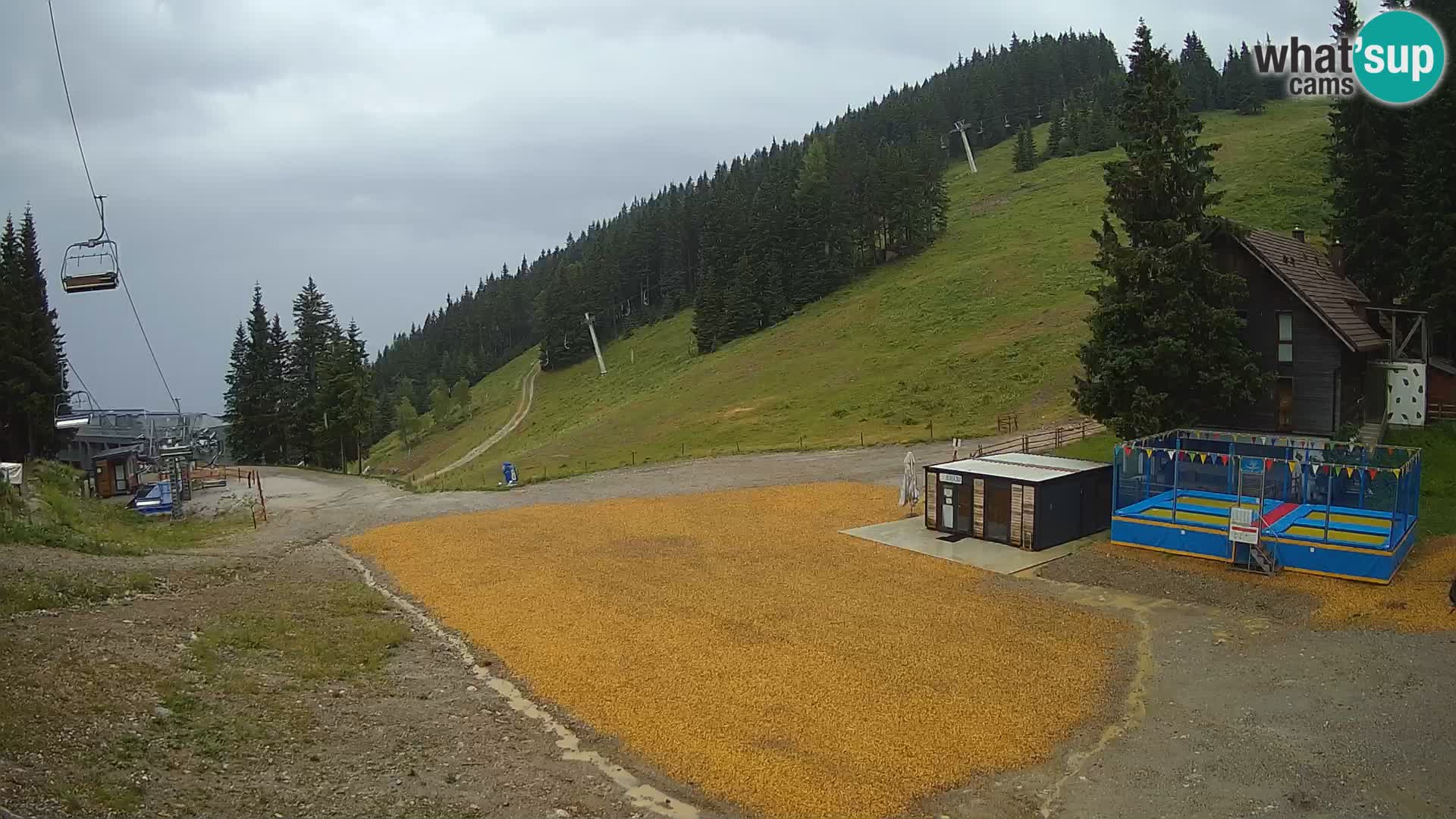 Webcam en direct de la station de ski de GOLTE – vue sur Medvedjak – Slovénie