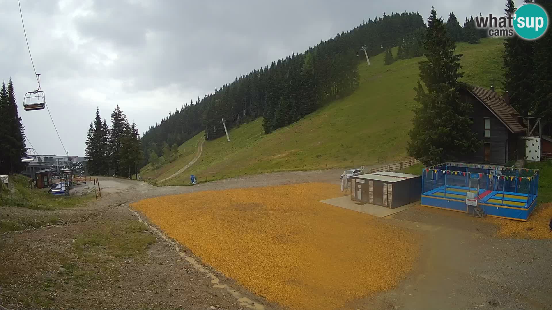 Cámara web en vivo de la estación de esquí GOLTE – vista a Medvedjak – Eslovenia